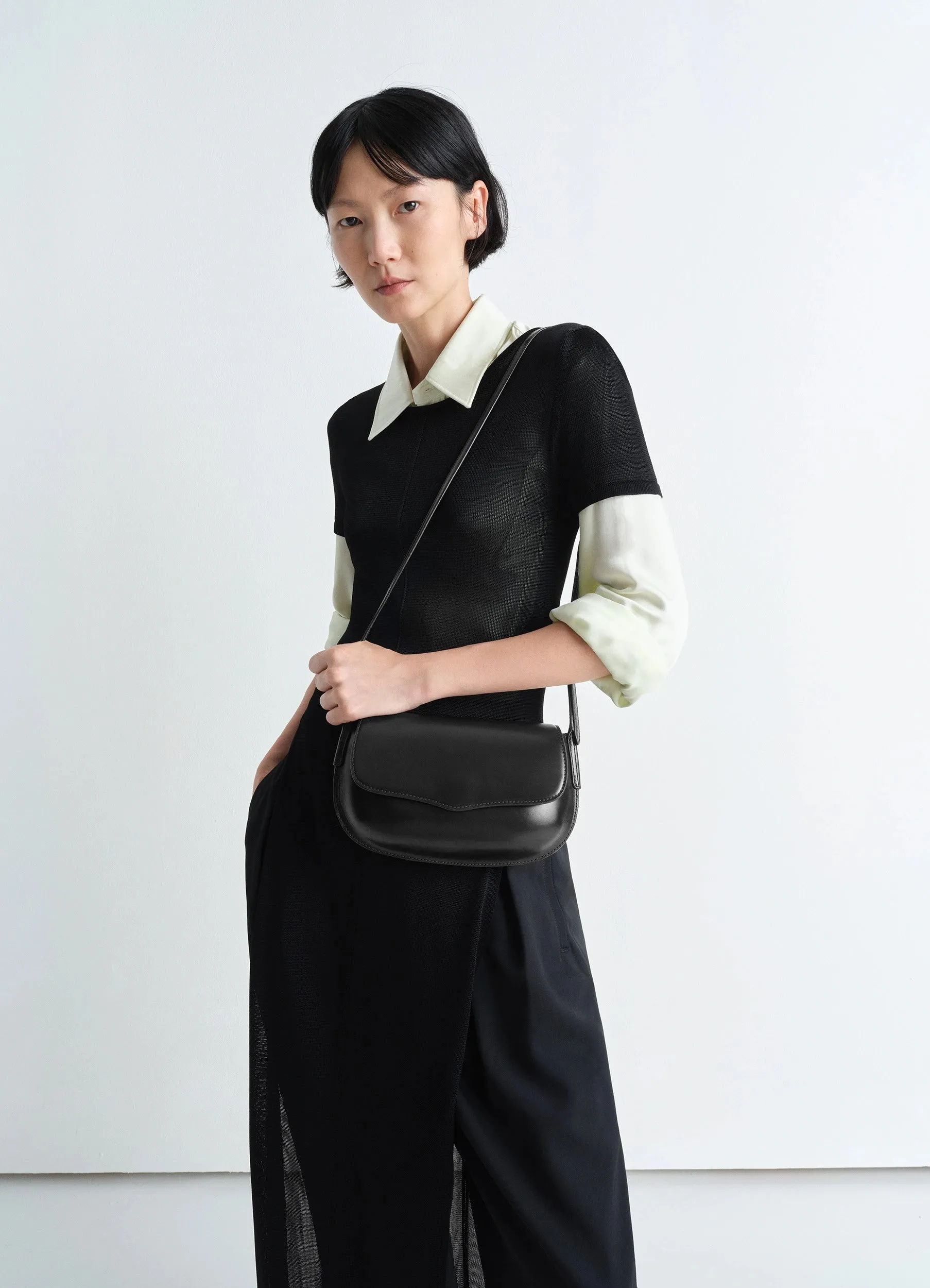 BELLY BAG IN MOLDED LEATHER sold by Lemaire
