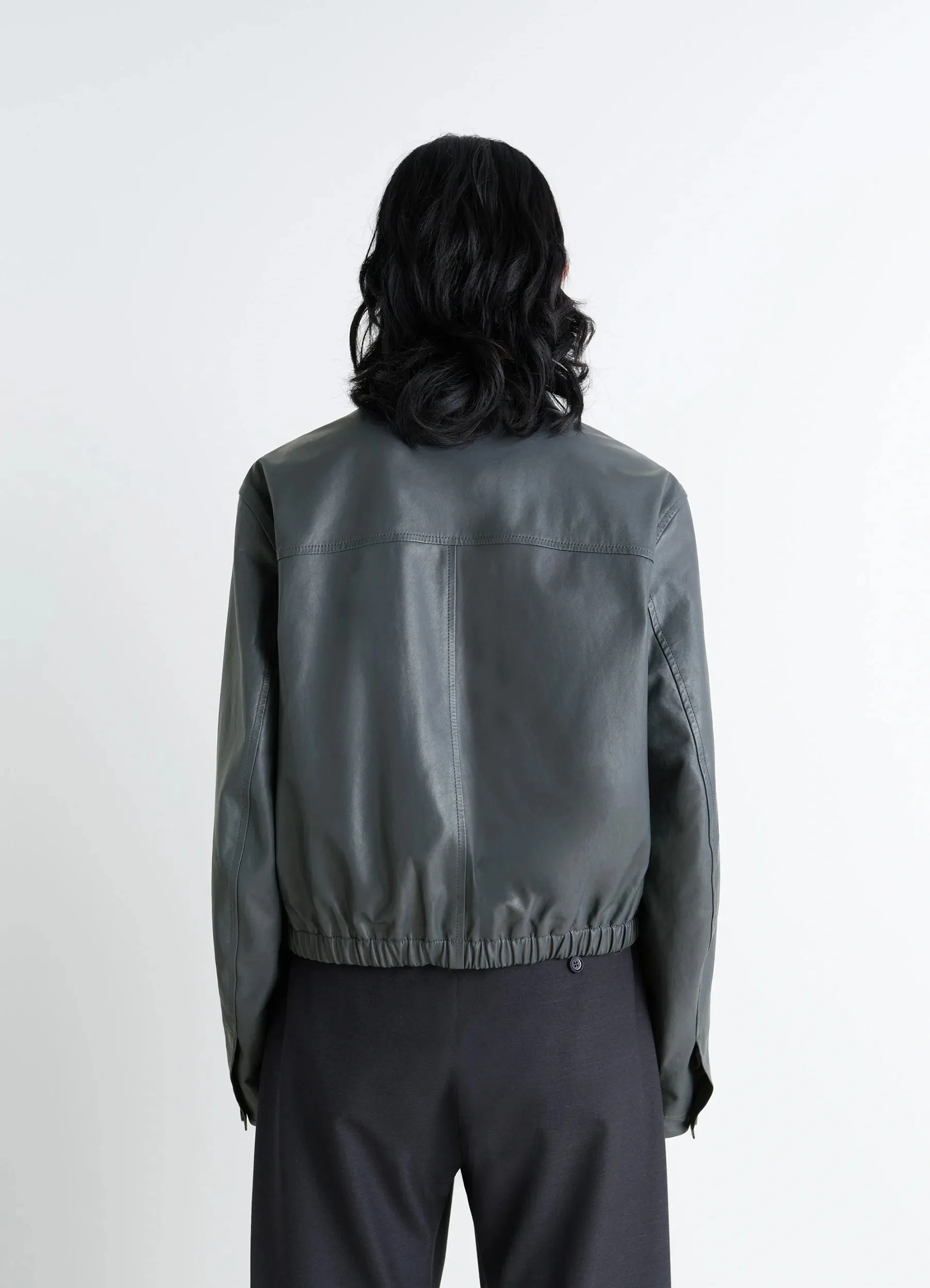 SOFT LEATHER BLOUSON sold by Lemaire product image thumbnail 4