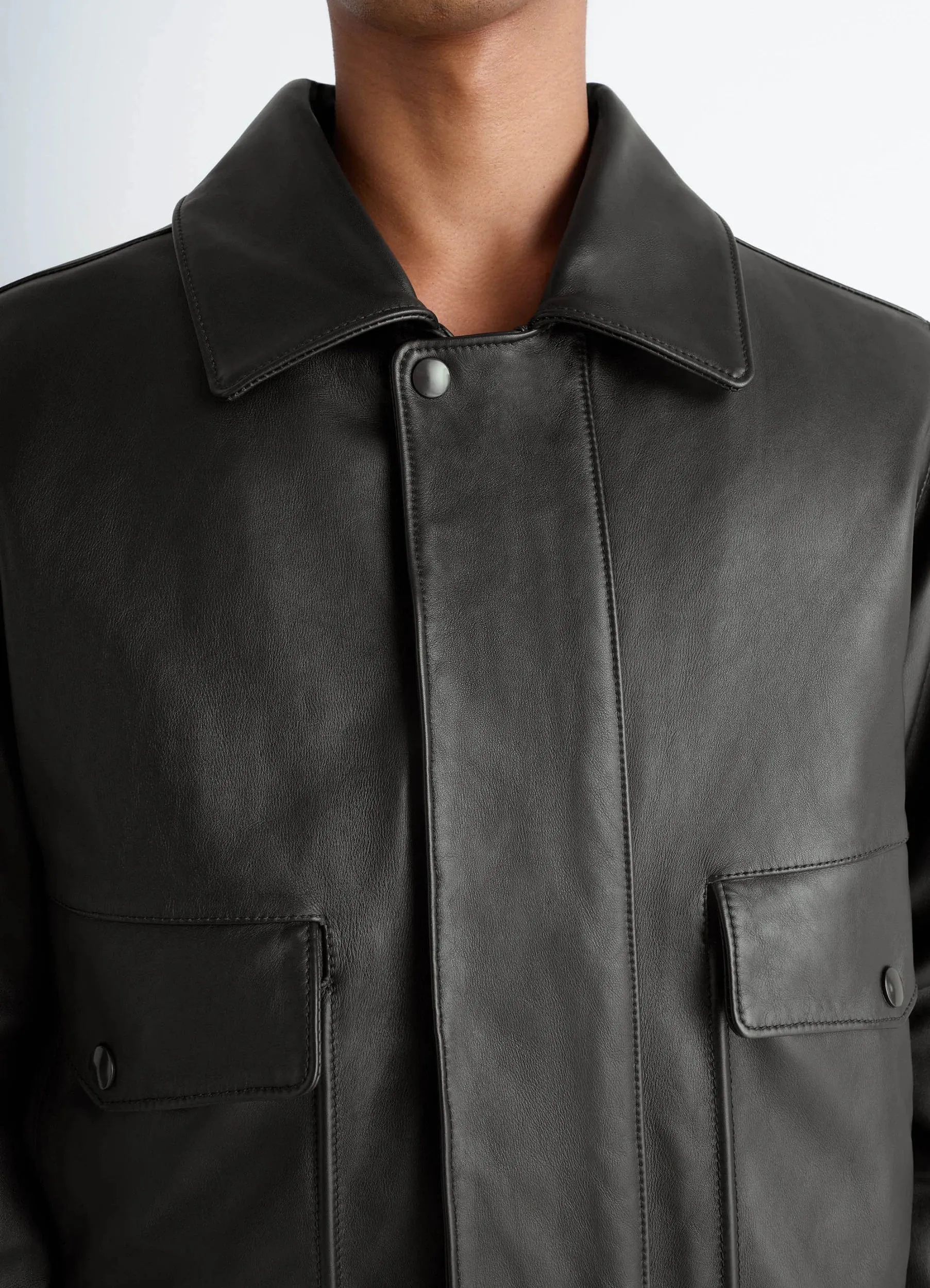 LEATHER BLOUSON sold by Lemaire product image thumbnail 5