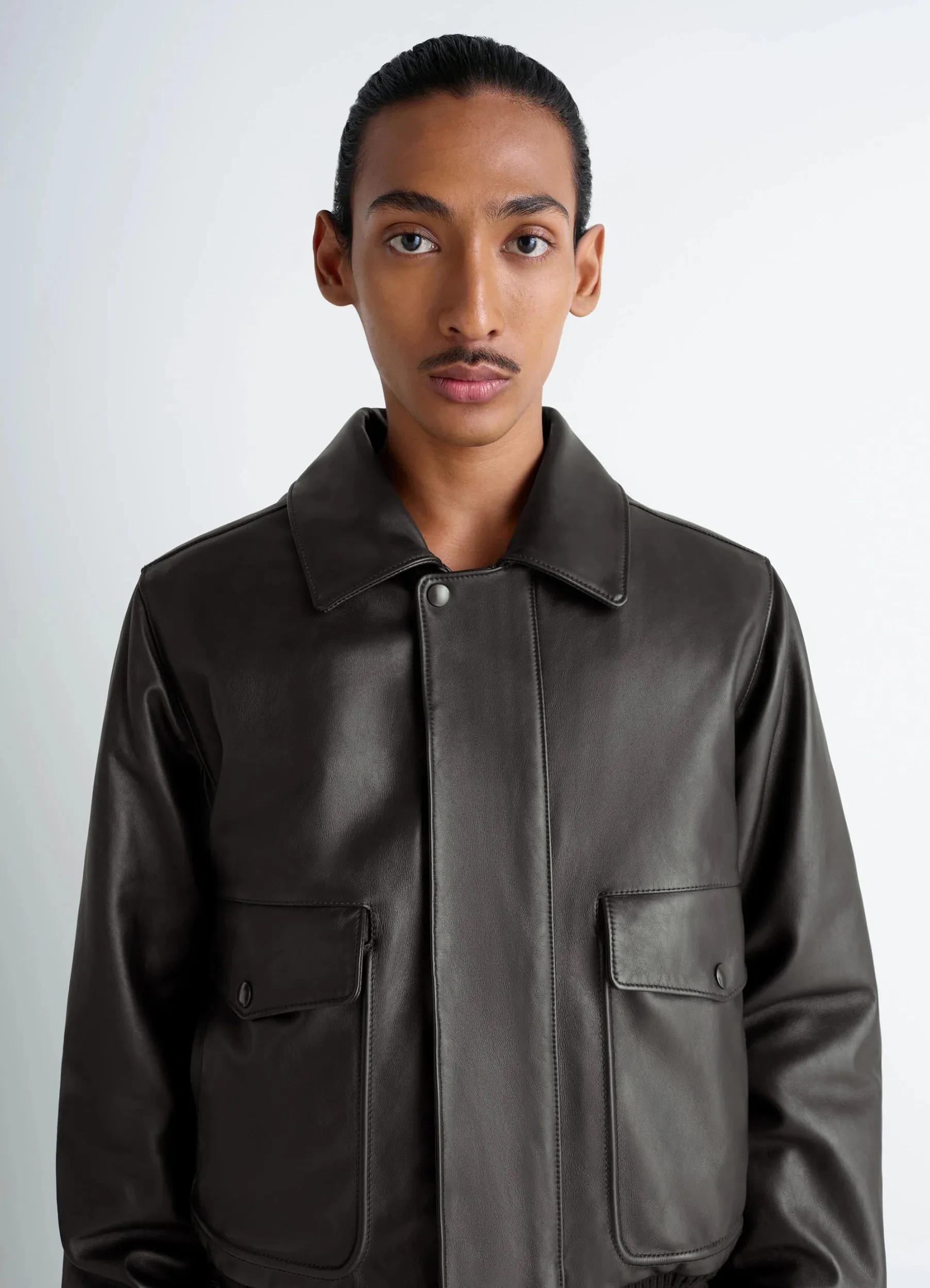 LEATHER BLOUSON sold by Lemaire product image thumbnail 3
