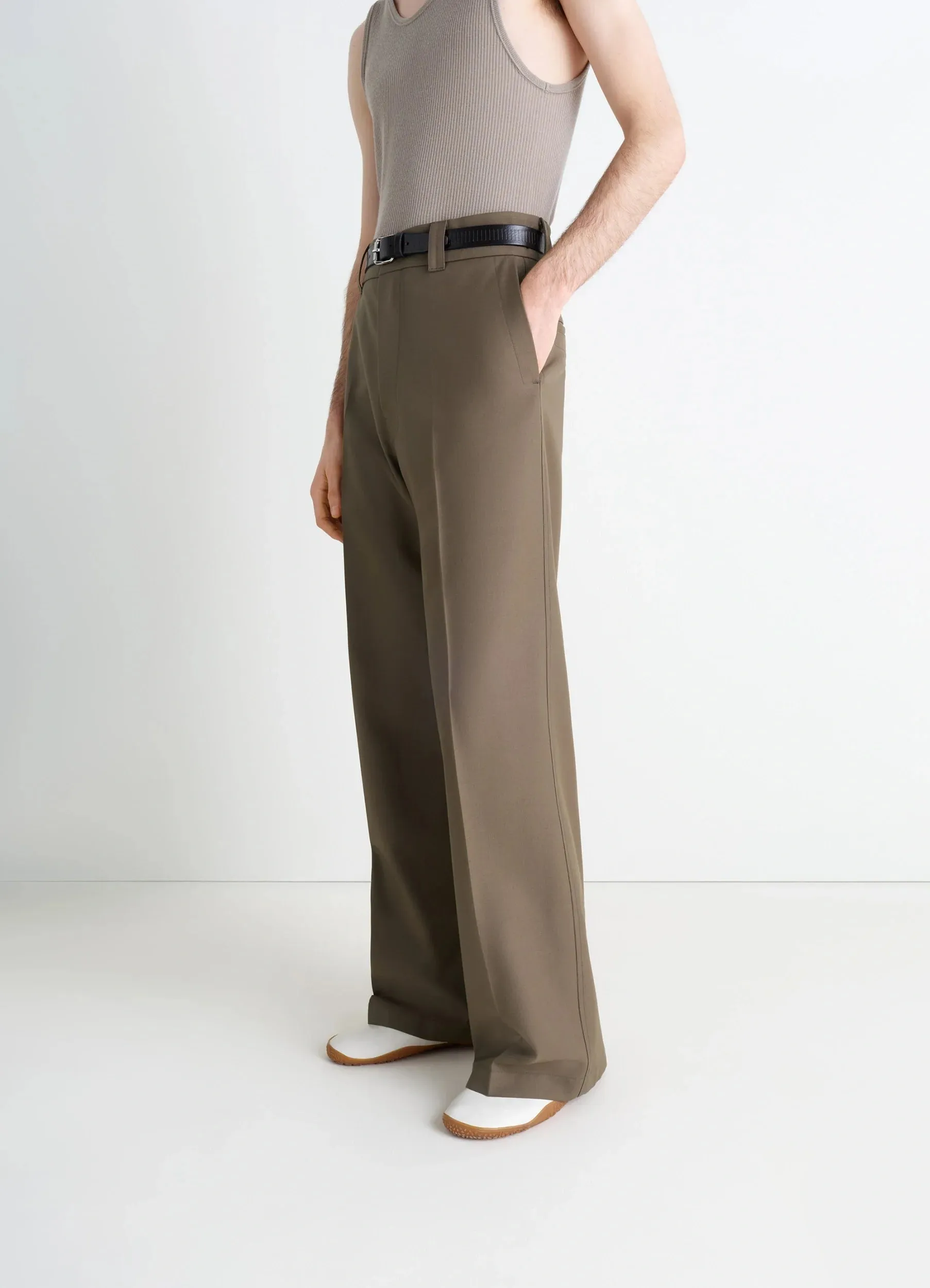 STRAIGHT TAILORED PANTS IN POLYWOOL sold by Lemaire product image thumbnail 5