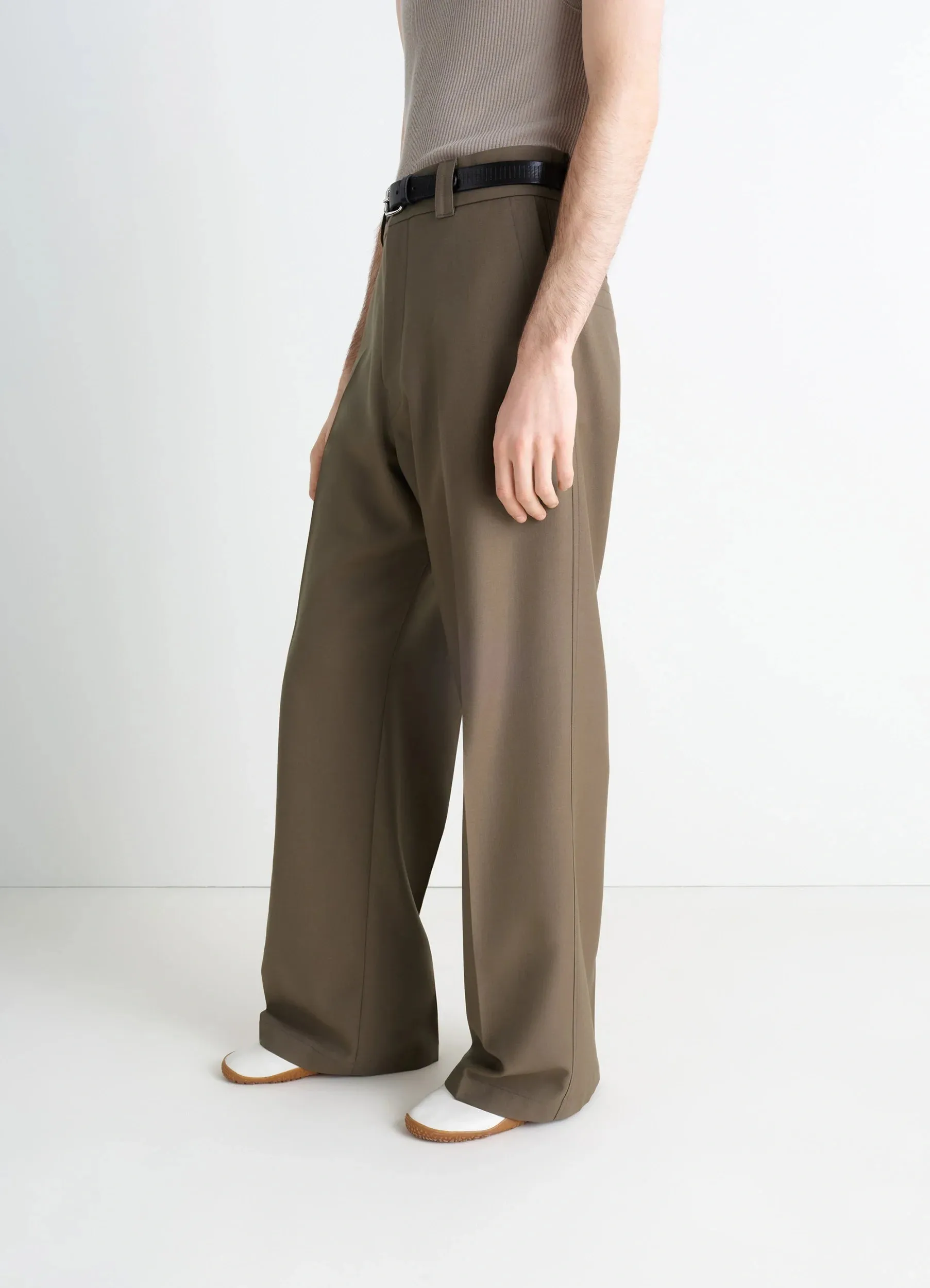 STRAIGHT TAILORED PANTS IN POLYWOOL sold by Lemaire product image thumbnail 4