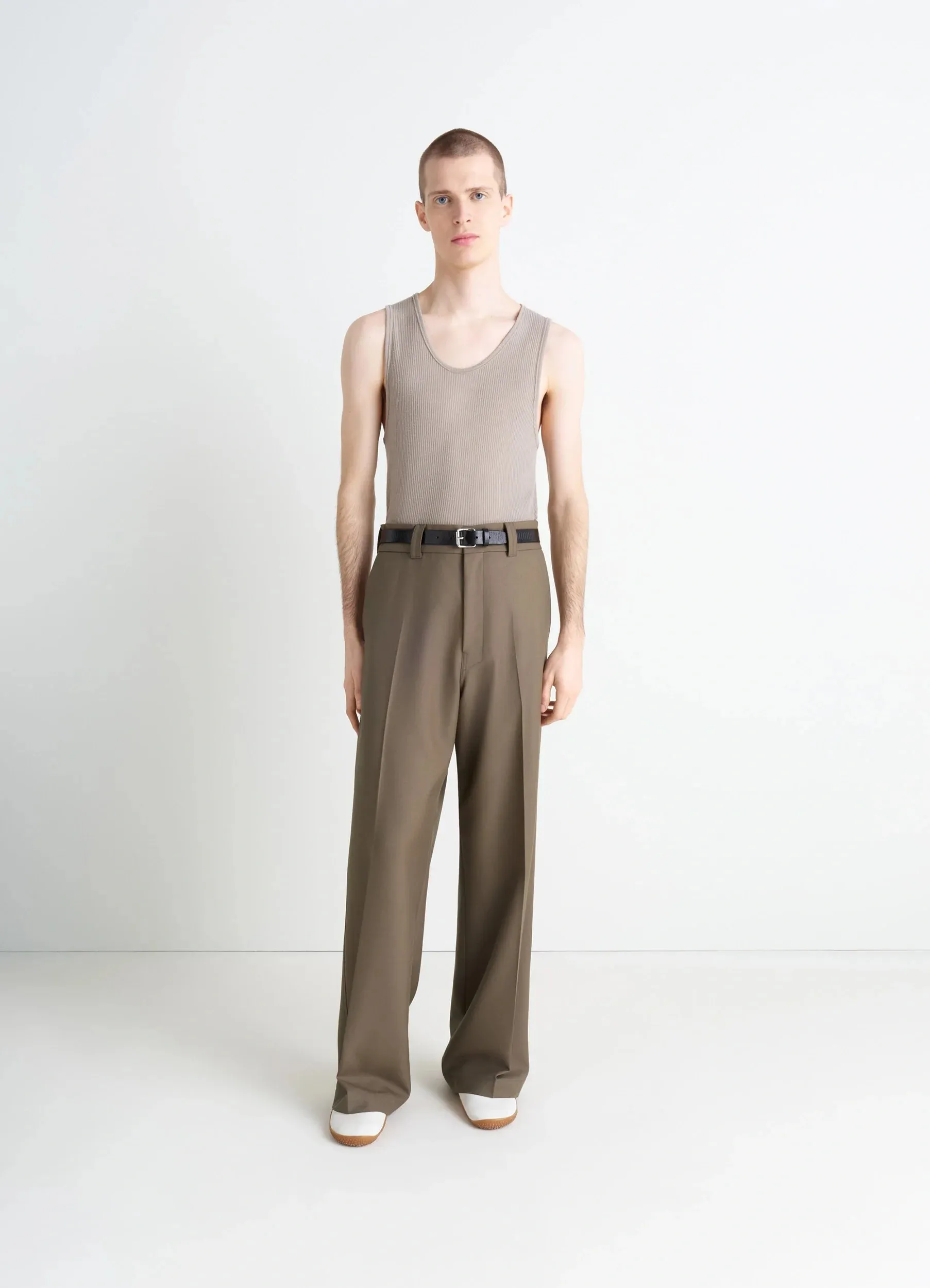 STRAIGHT TAILORED PANTS IN POLYWOOL sold by Lemaire product image thumbnail 2