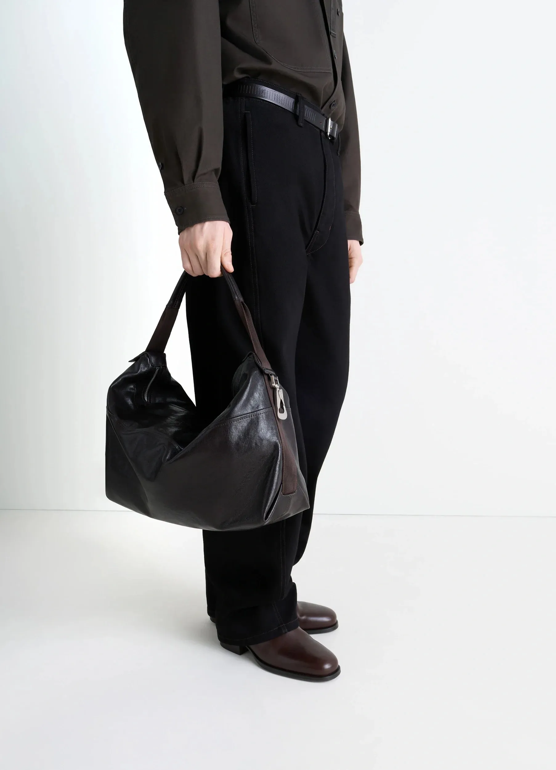 BERLINGOT HOBO BAG IN LEATHER sold by Lemaire product image thumbnail 3