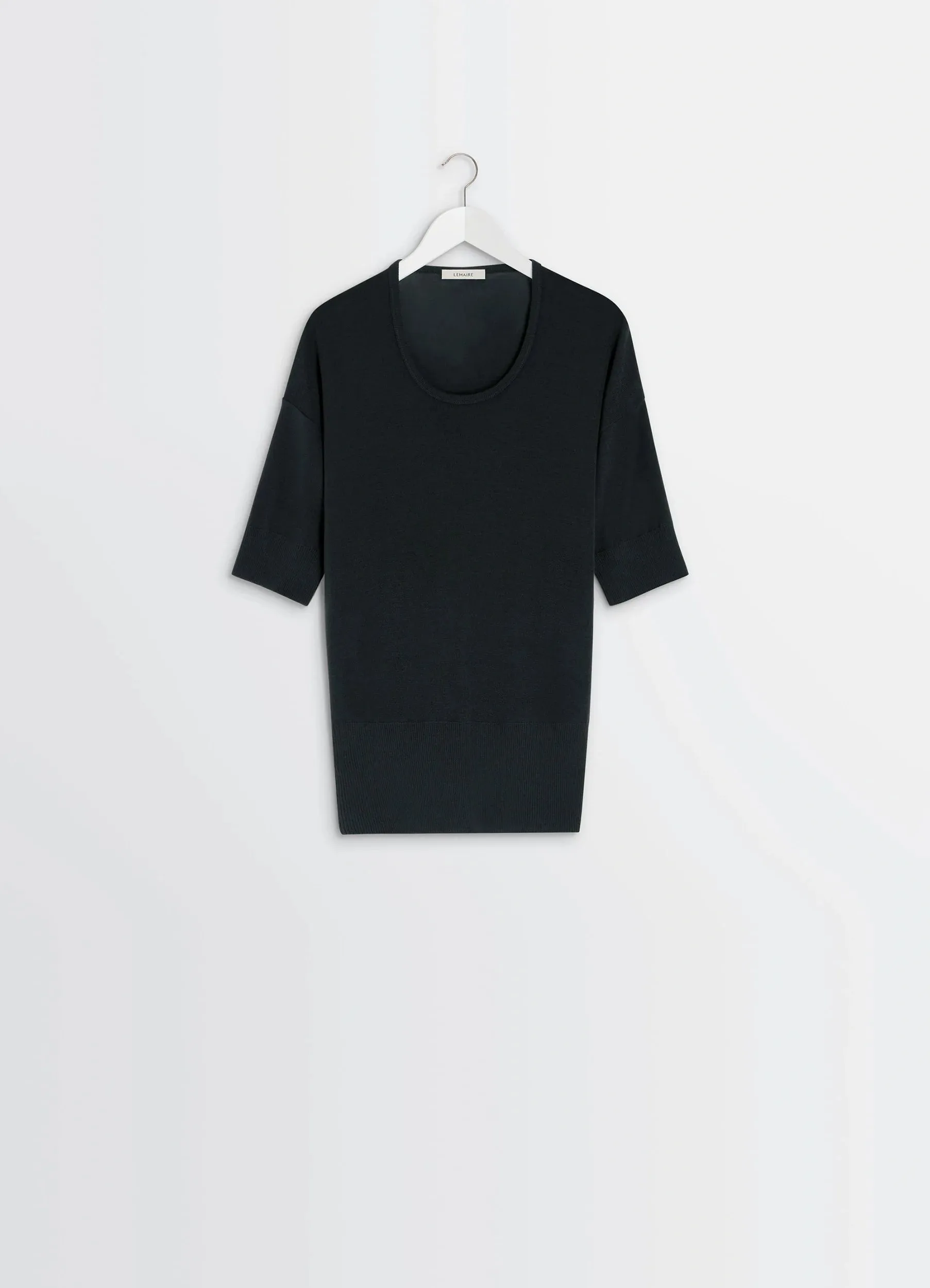 SHORT SLEEVES TOP IN FINE WOOL sold by Lemaire product image thumbnail 5