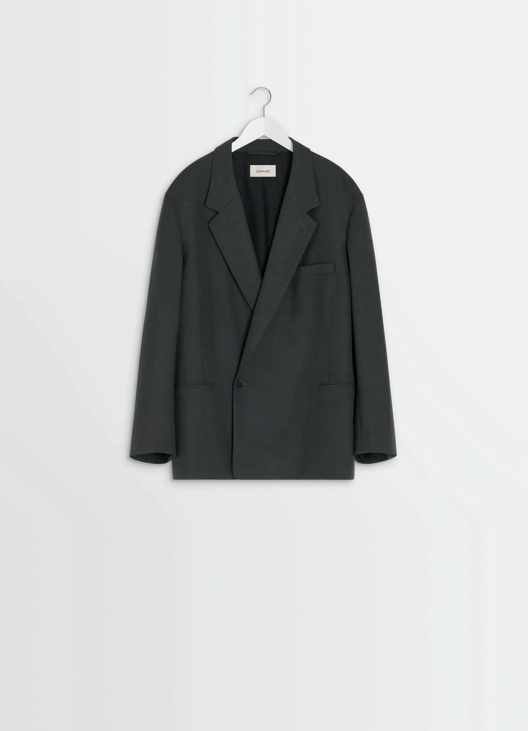 SOFT DOUBLE BREASTED JACKET IN POLYWOOL sold by Lemaire product image thumbnail 5