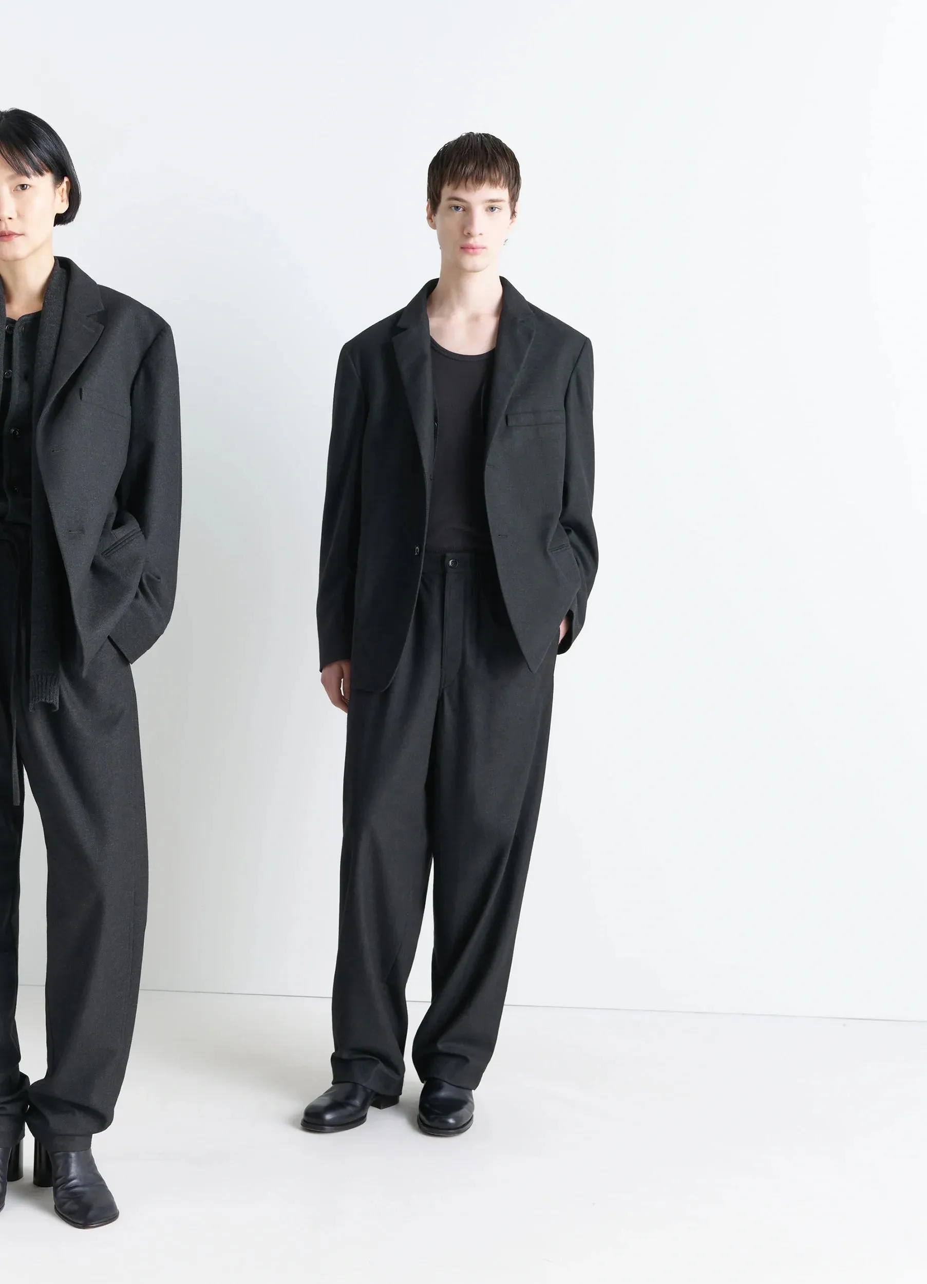 SOFT SINGLE BREASTED JACKET IN CASHMERE sold by Lemaire