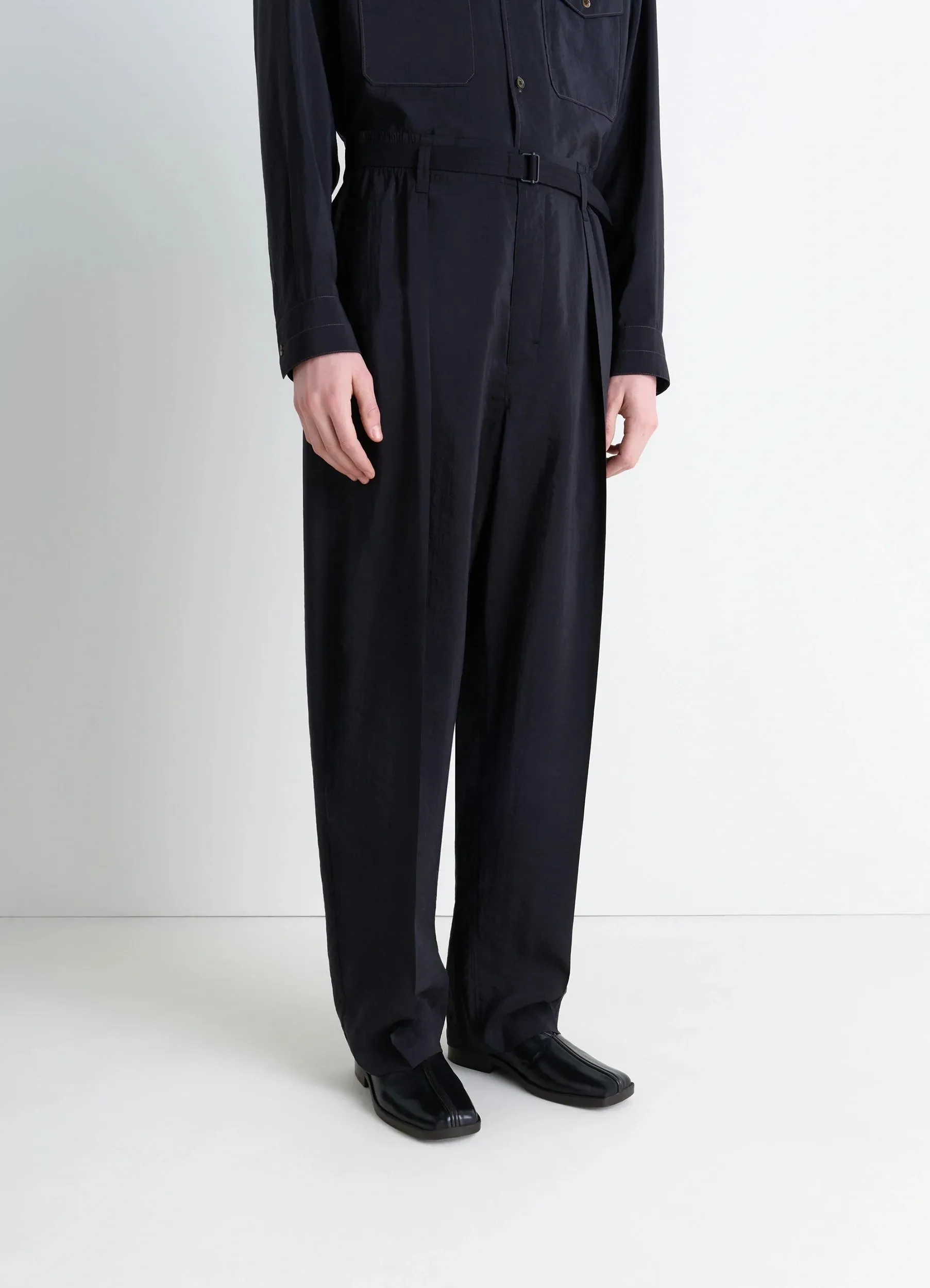 FLAT PIPED SLIPPERS IN LEATHER sold by Lemaire product image thumbnail 2