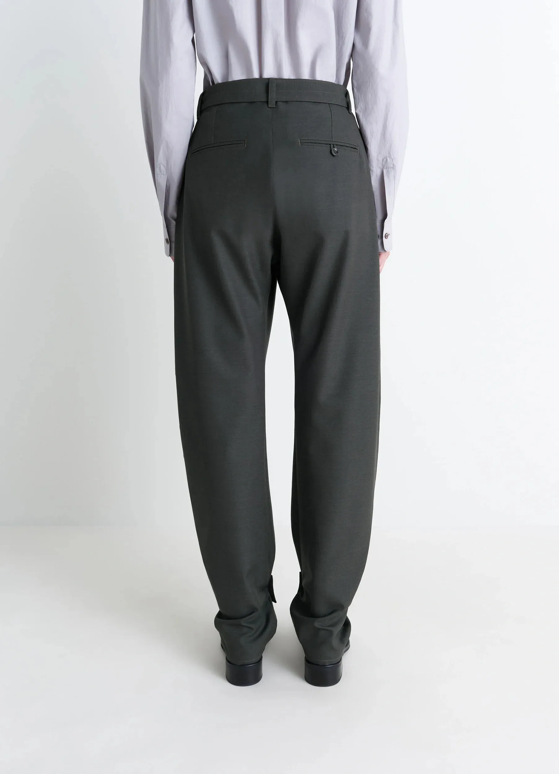 CURVED TAILORED PANTS IN POLYWOOL sold by Lemaire product image thumbnail 3