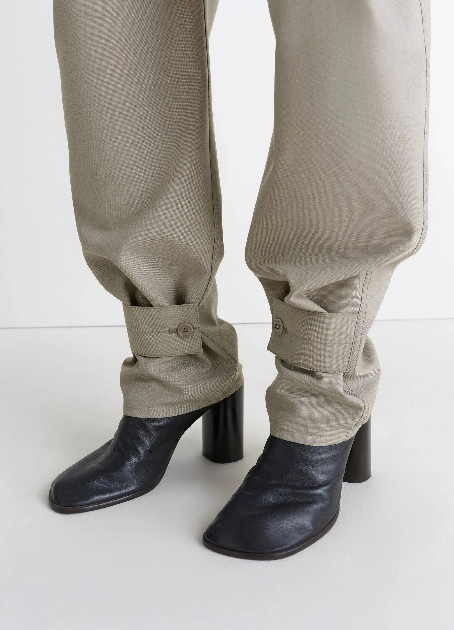 CURVED TAILORED PANTS IN POLYWOOL sold by Lemaire product image thumbnail 5