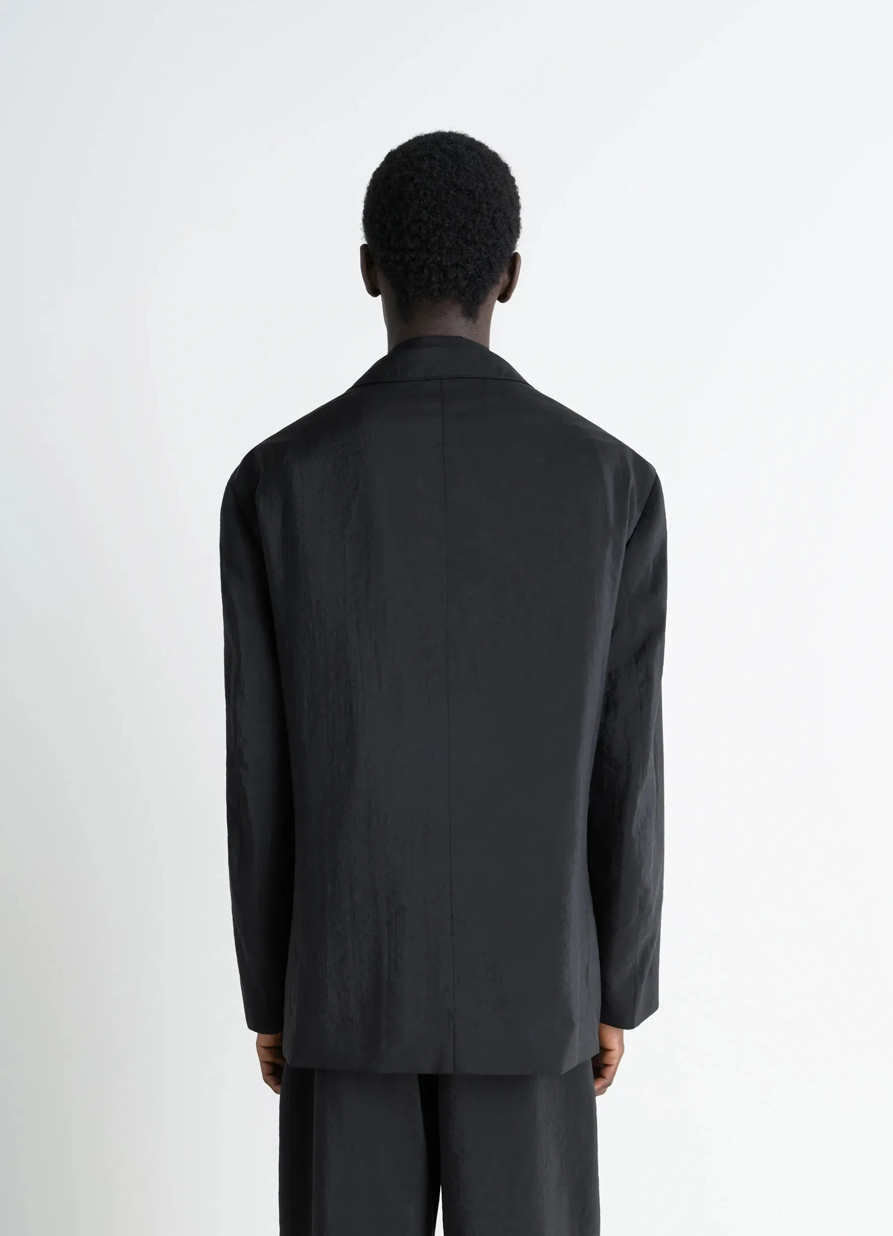 SOFT DOUBLE BREASTED JACKET IN DRY SILK sold by Lemaire product image thumbnail 5