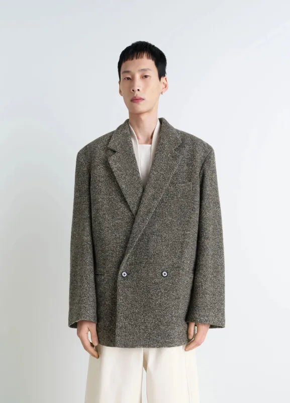 SHORT DOUBLE BREASTED COAT sold by Lemaire