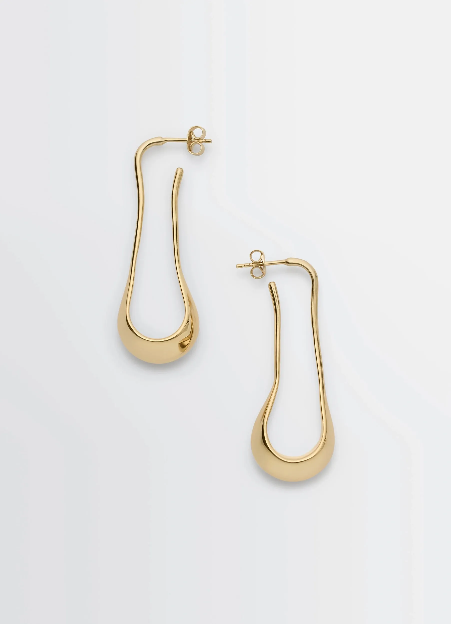 SHORT DROP EARRINGS IN VERMEIL sold by Lemaire