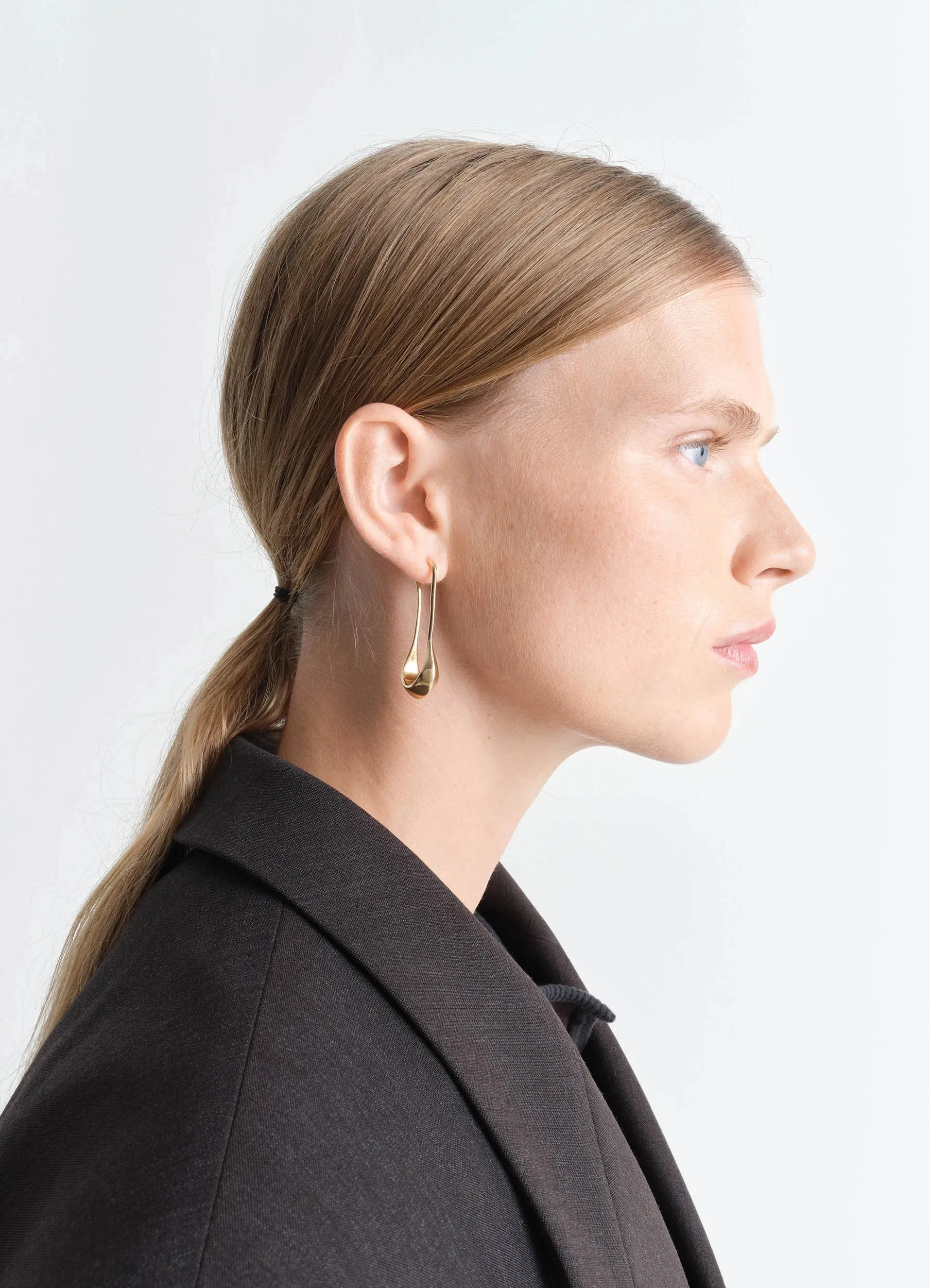 SHORT DROP EARRINGS IN VERMEIL sold by Lemaire product image thumbnail 2