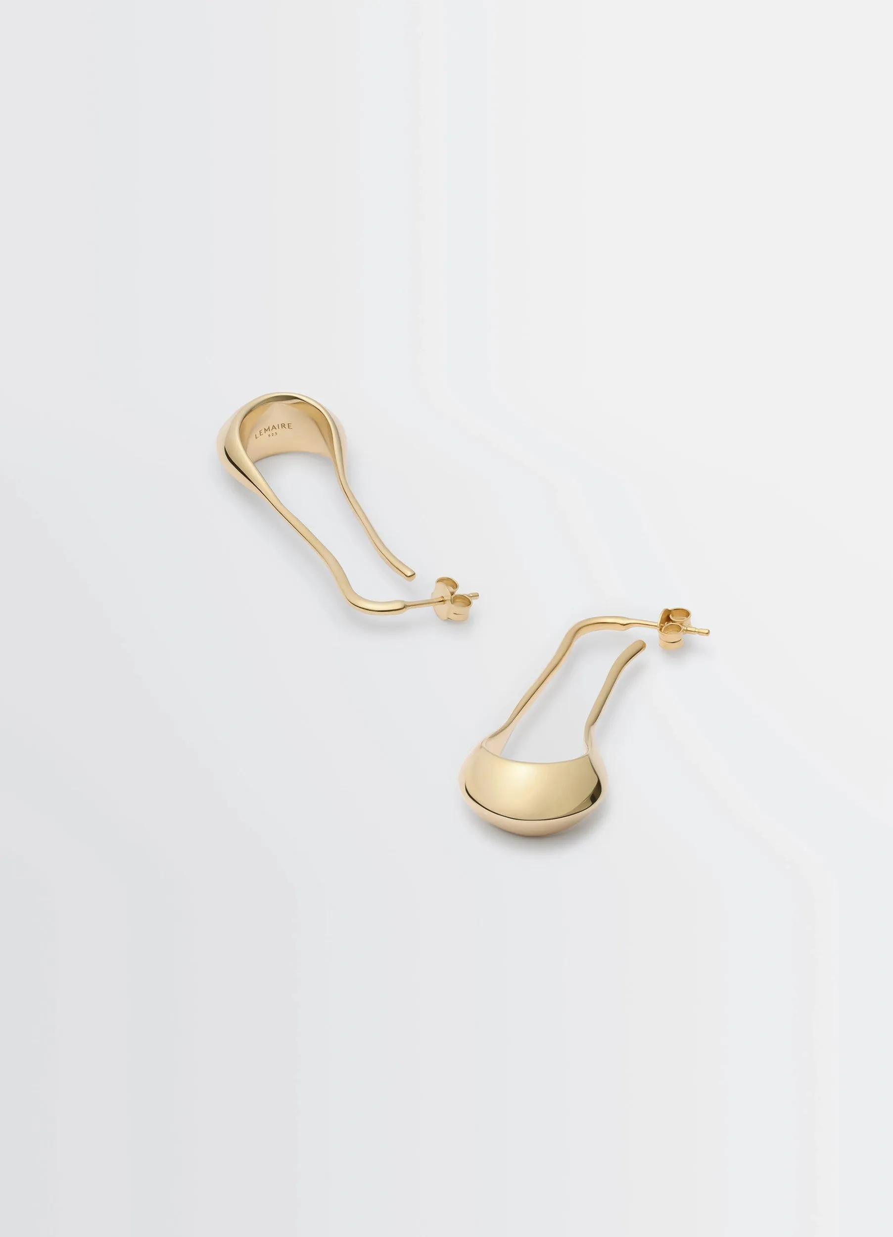 SHORT DROP EARRINGS IN VERMEIL sold by Lemaire product image thumbnail 3