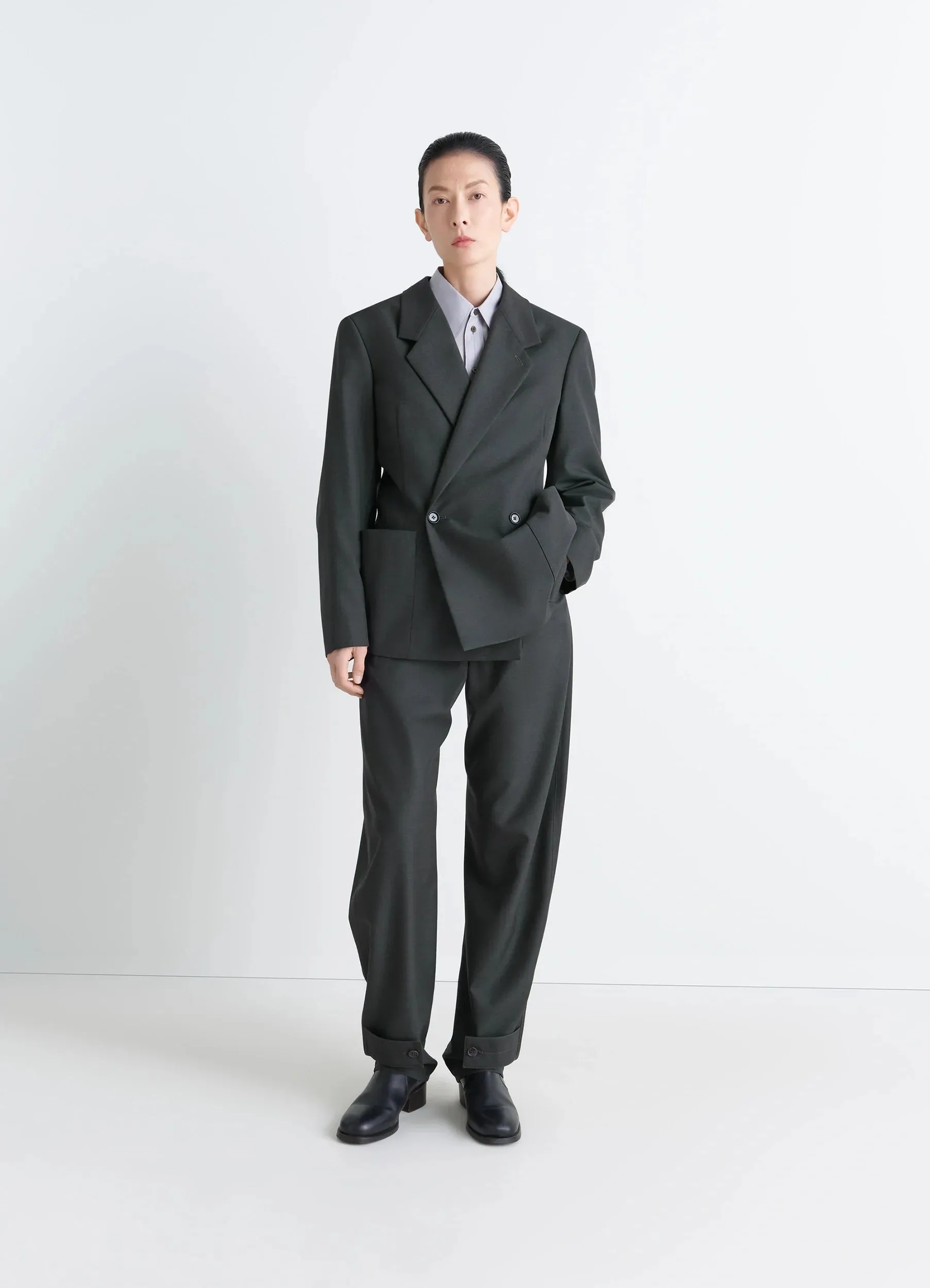 DOUBLE-BREASTED TAILORED JACKET sold by Lemaire product image thumbnail 2