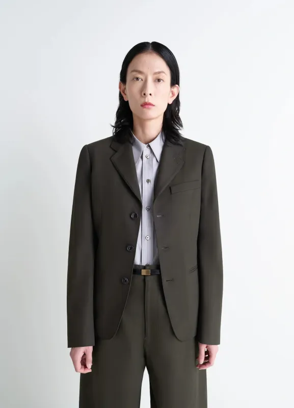SINGLE-BREASTED FITTED TAILORED JACKET sold by Lemaire
