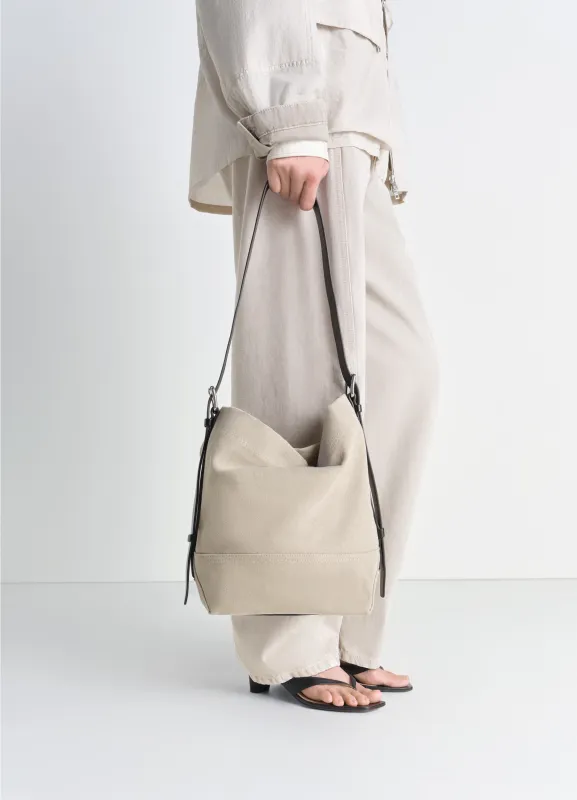 SMALL BELTED TOTE BAG IN COTTON CANVAS sold by Lemaire