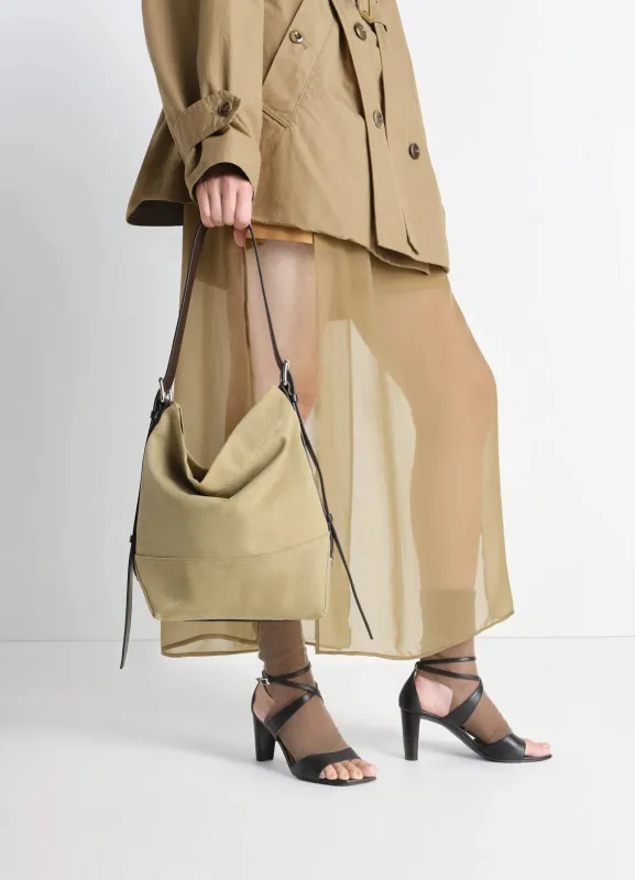 SMALL BELTED TOTE BAG IN COTTON CANVAS sold by Lemaire