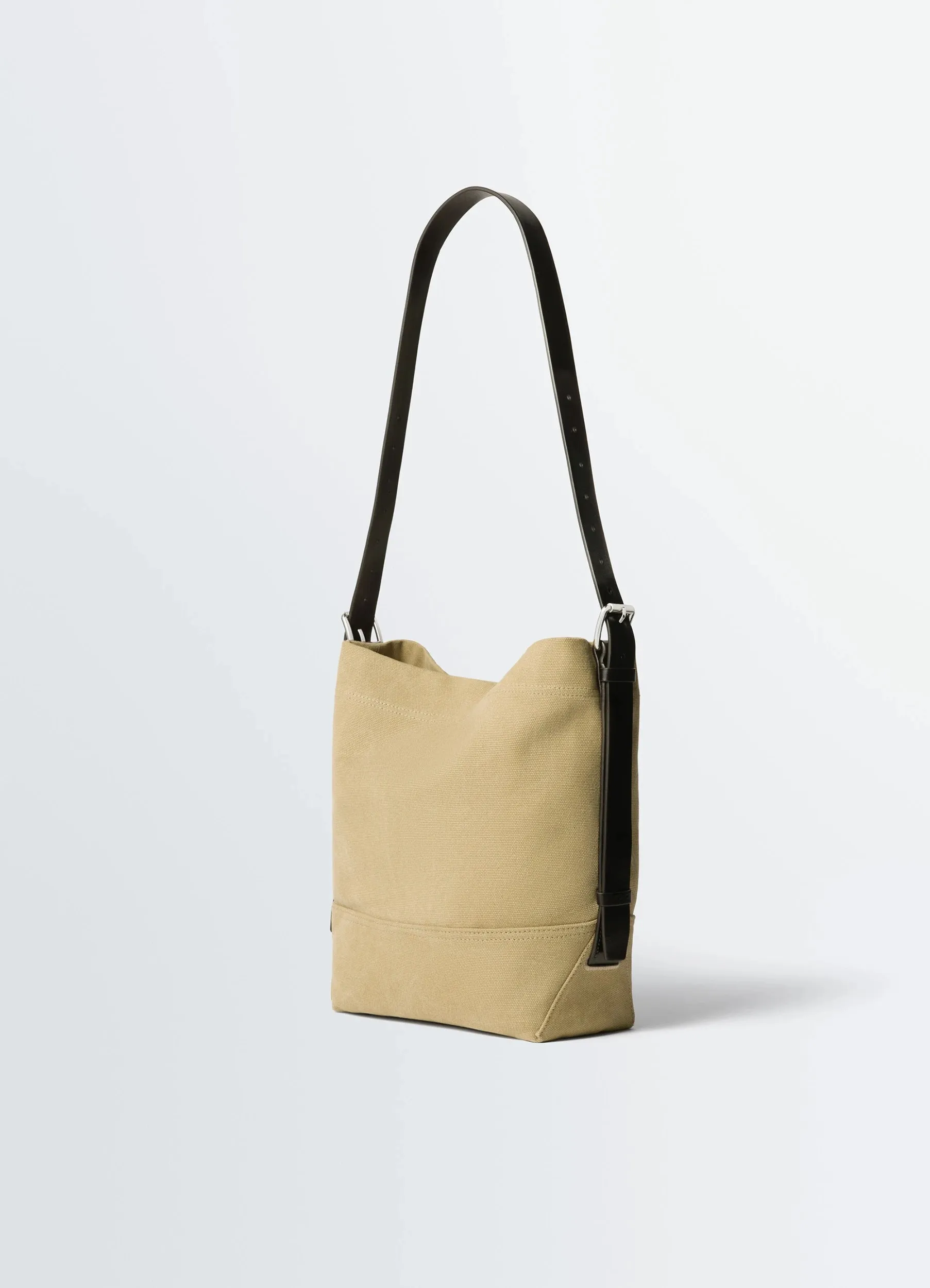 SMALL BELTED TOTE BAG IN COTTON CANVAS sold by Lemaire product image thumbnail 3