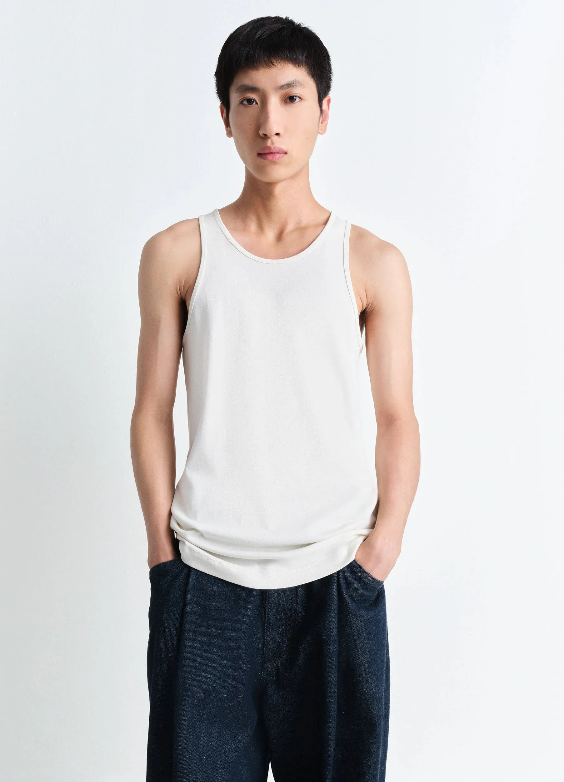 TANK TOP IN JERSEY sold by Lemaire