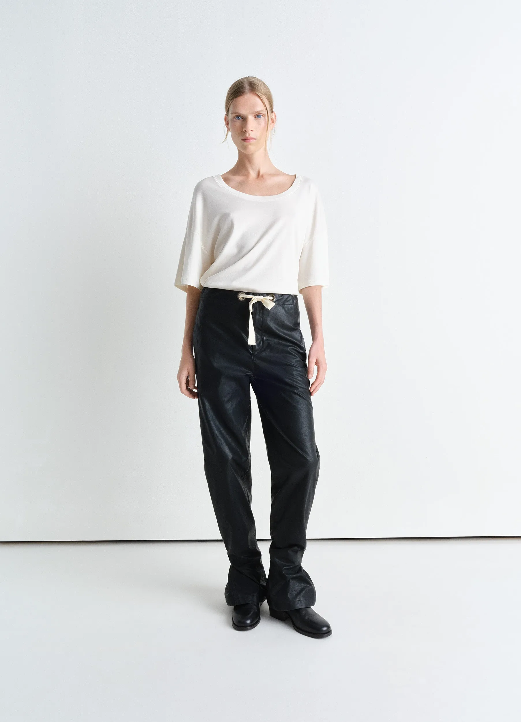 RIB T-SHIRT IN JERSEY sold by Lemaire product image thumbnail 4