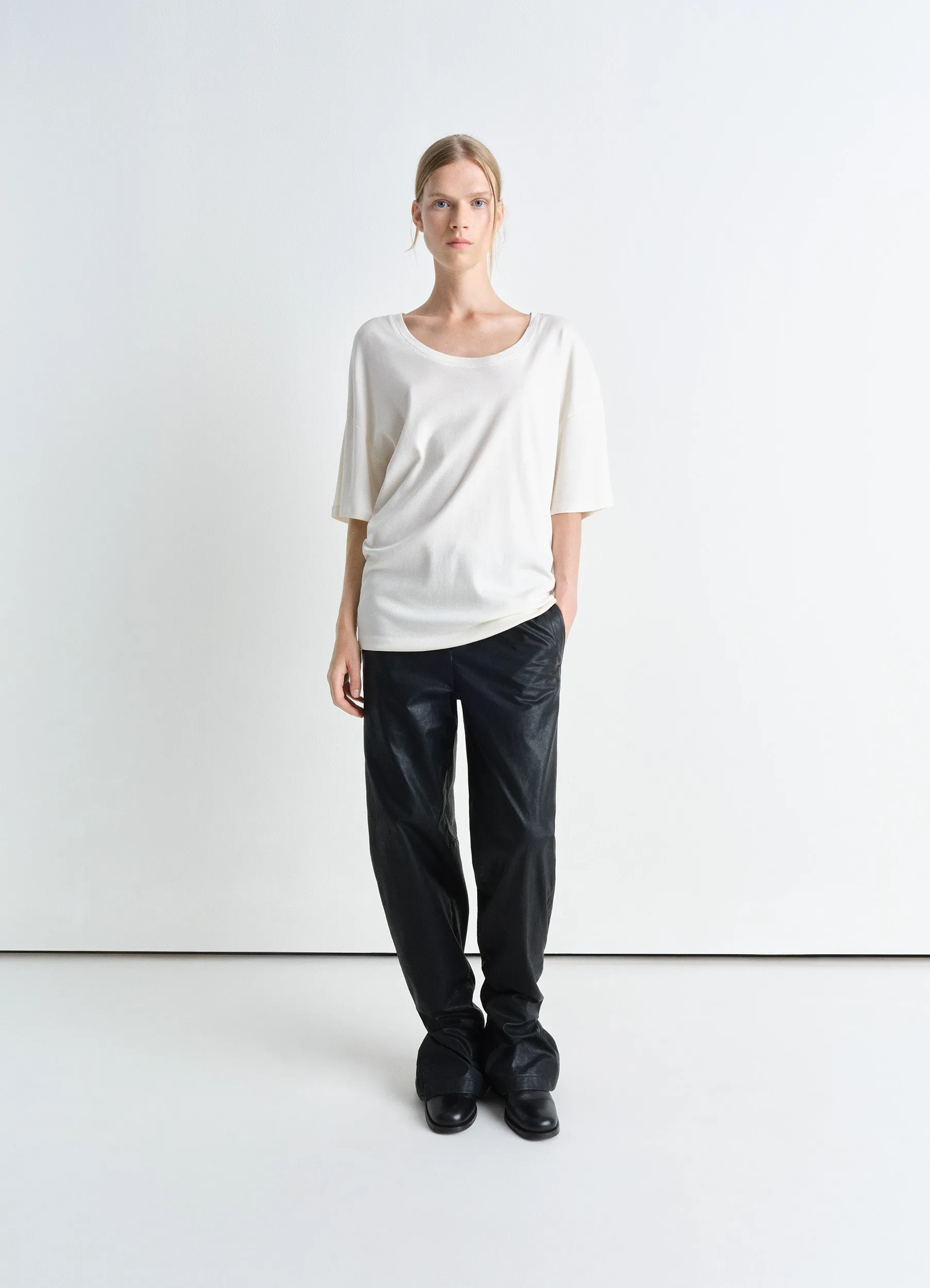 RIB T-SHIRT IN JERSEY sold by Lemaire product image thumbnail 2