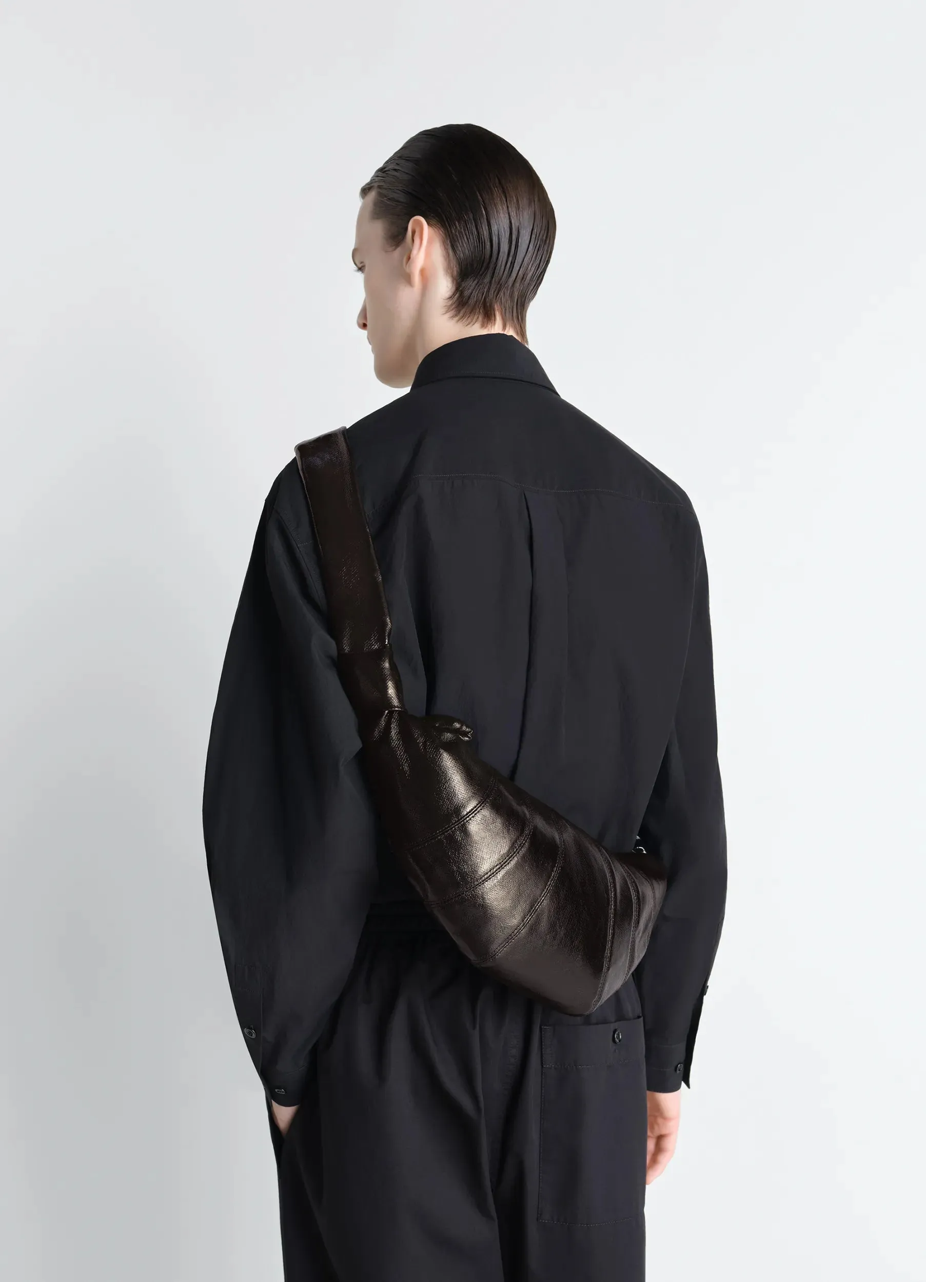 MEDIUM CROISSANT BAG IN COATED COTTON sold by Lemaire product image thumbnail 3