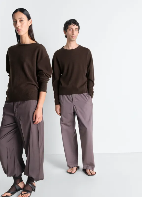 CREW NECK SWEATER IN CASHMERE WOOL made by Lemaire