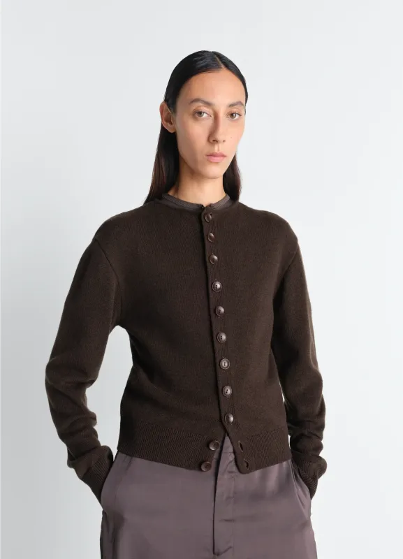 REVERSIBLE BUTTONED SWEATER IN CASHMERE WOOL made by Lemaire