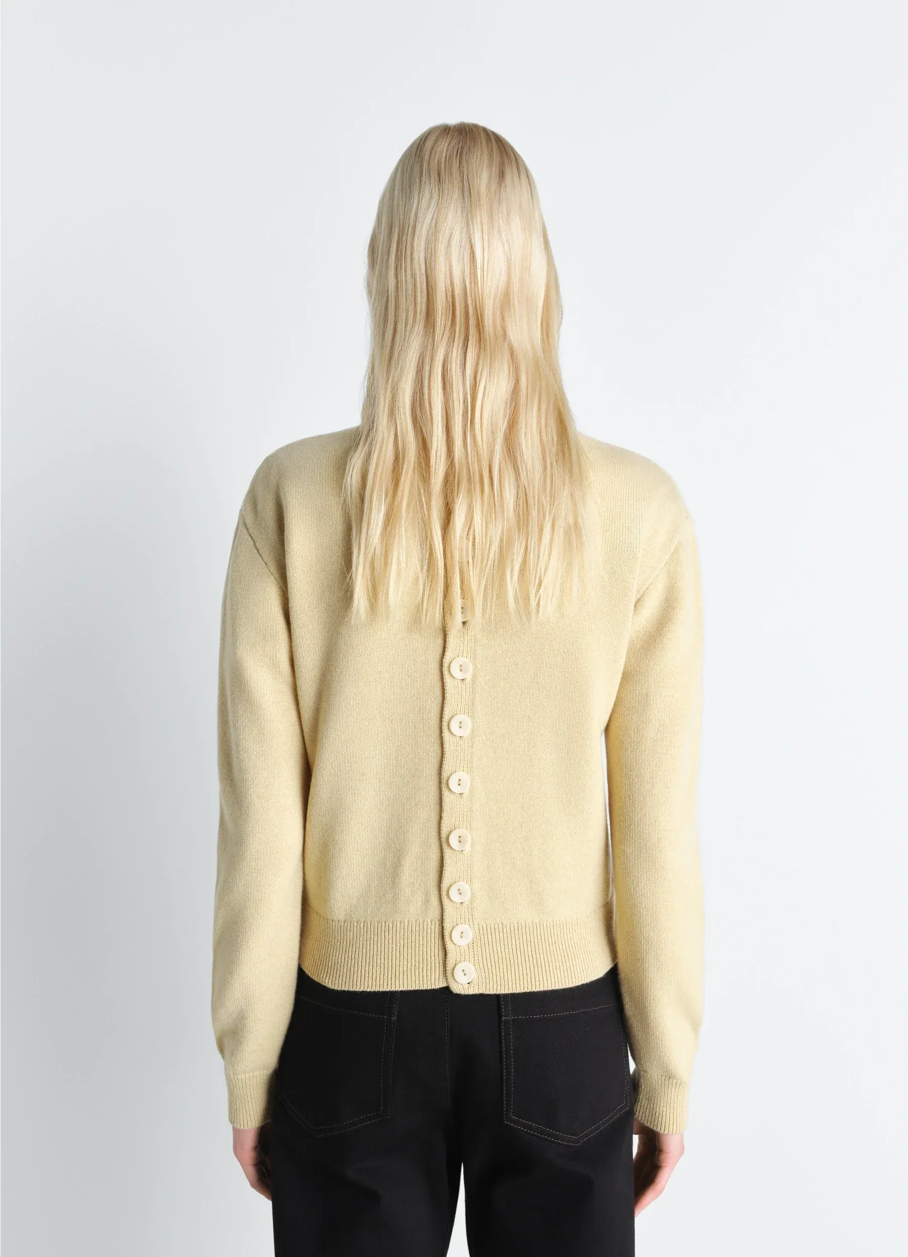 REVERSIBLE BUTTONED SWEATER IN CASHMERE WOOL sold by Lemaire product image thumbnail 5