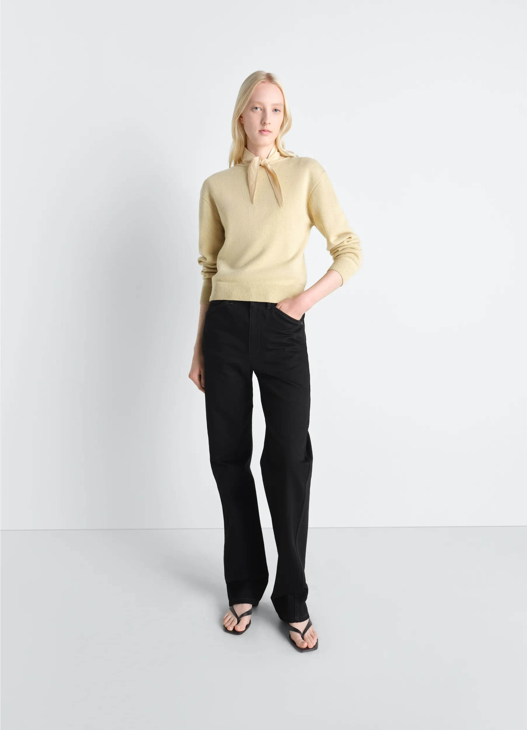 REVERSIBLE BUTTONED SWEATER IN CASHMERE WOOL sold by Lemaire
