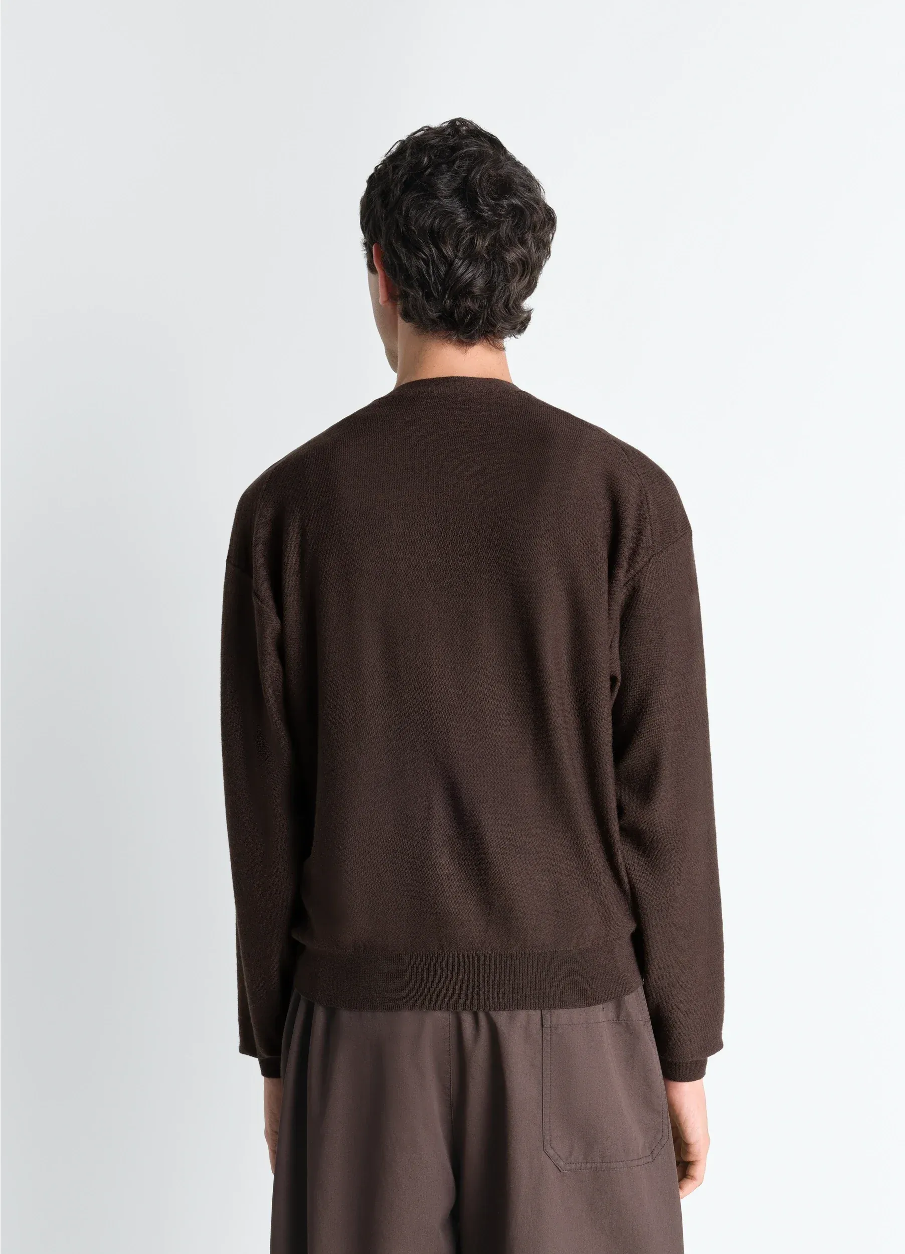TWISTED CARDIGAN IN MERINO BLEND sold by Lemaire product image thumbnail 3