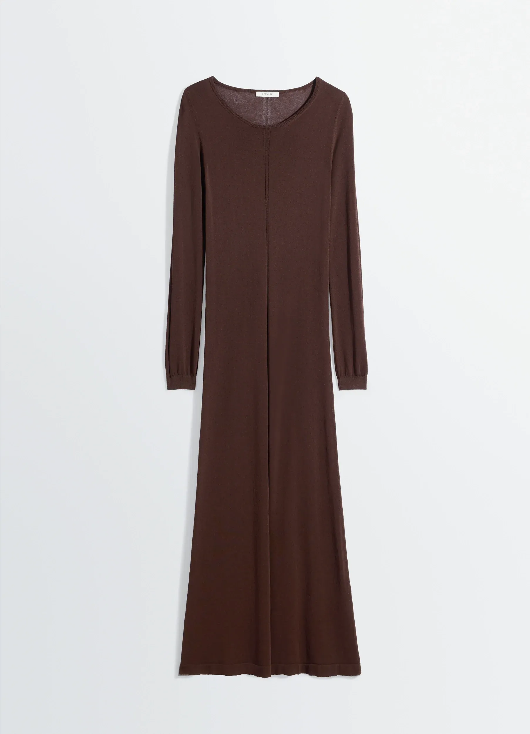 LONG SLEEVE TUBE DRESS IN VISCOSE CREPE sold by Lemaire product image thumbnail 5