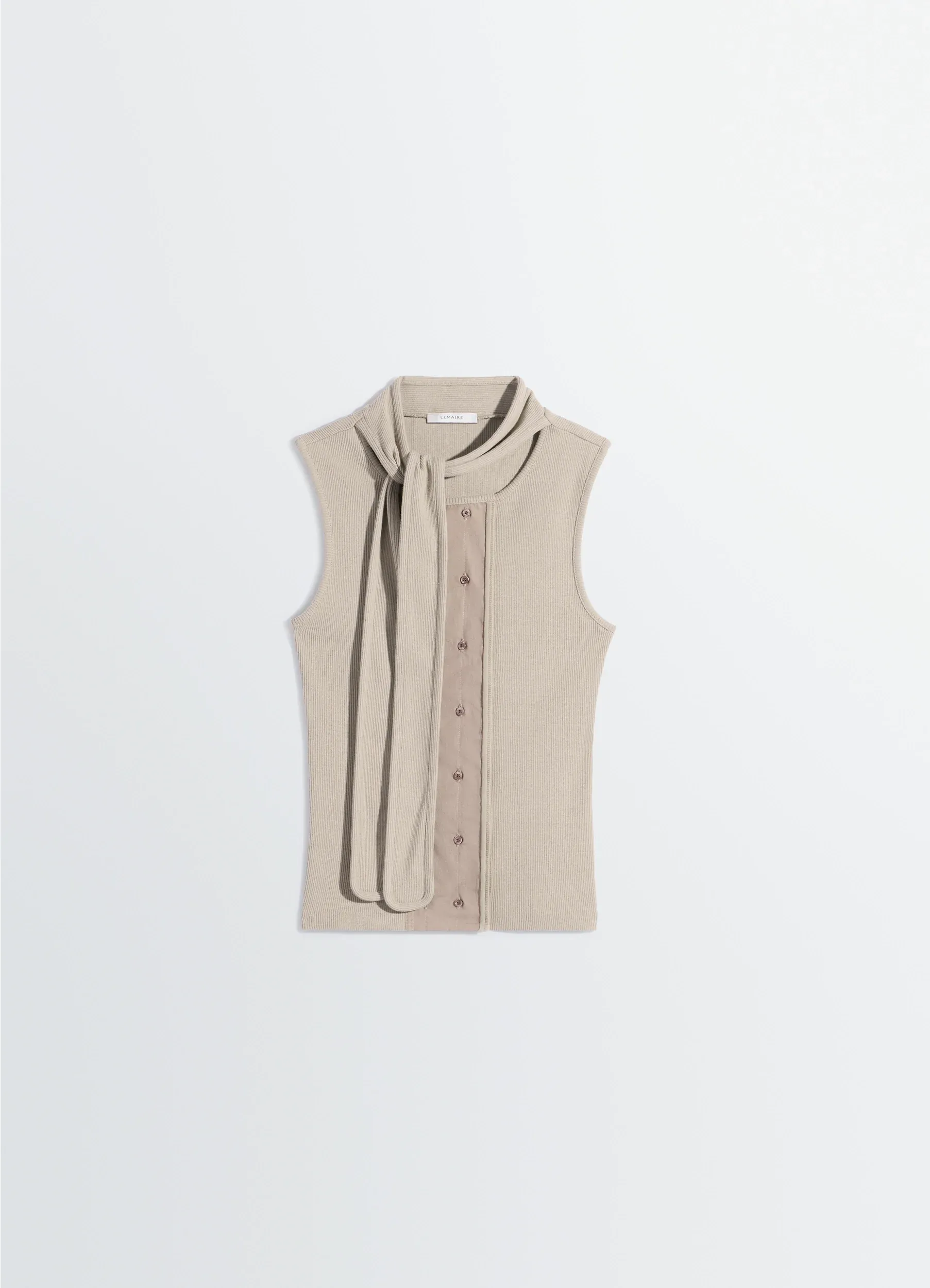 ASYMMETRICAL FITTED TOP IN JERSEY sold by Lemaire product image thumbnail 4