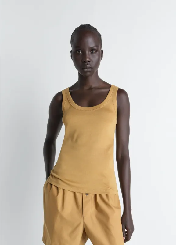 RIB TANK TOP IN JERSEY sold by Lemaire