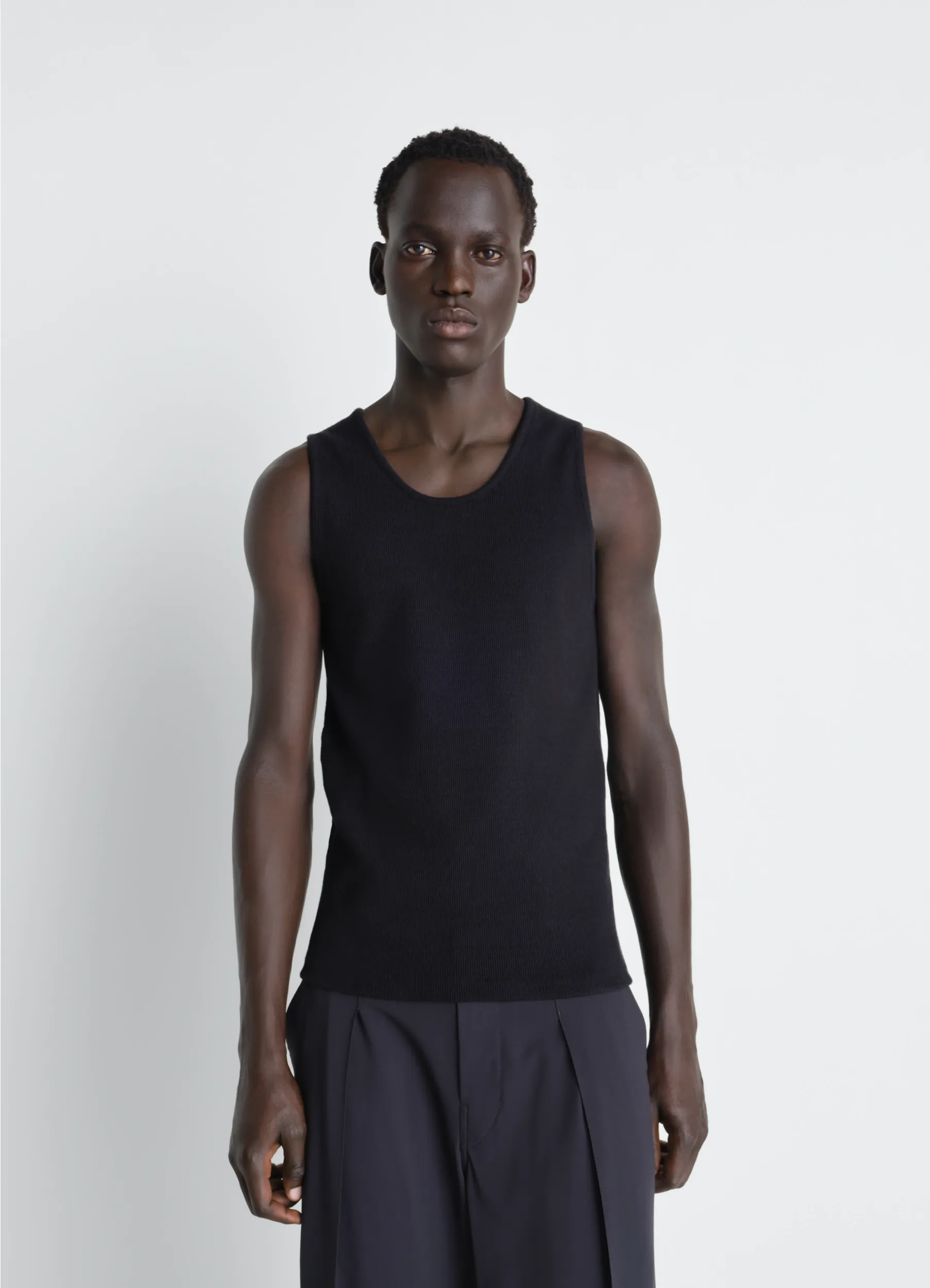 RIB TANK TOP IN COTTON JERSEY sold by Lemaire