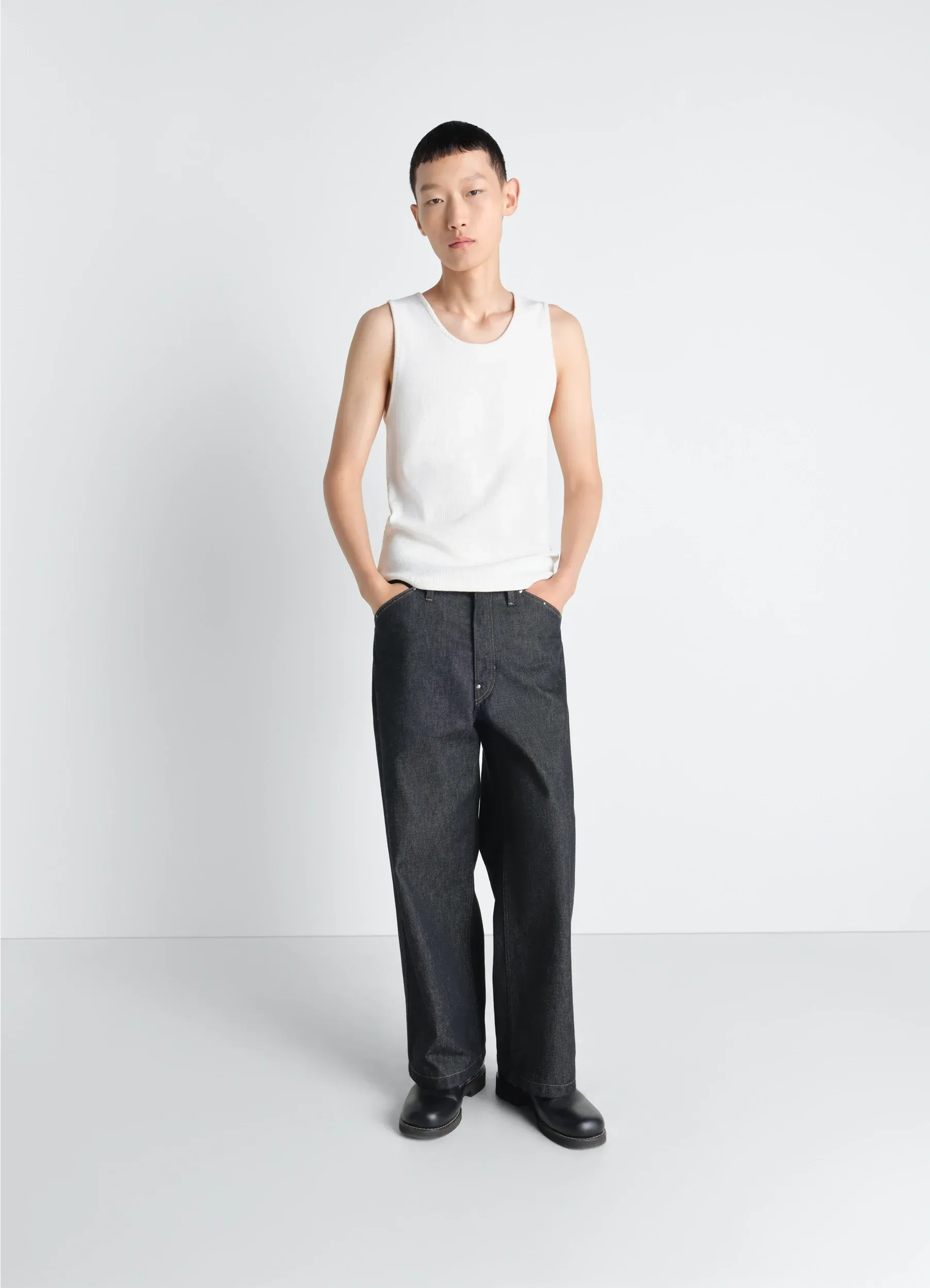 RIB TANK TOP IN COTTON JERSEY sold by Lemaire product image thumbnail 2