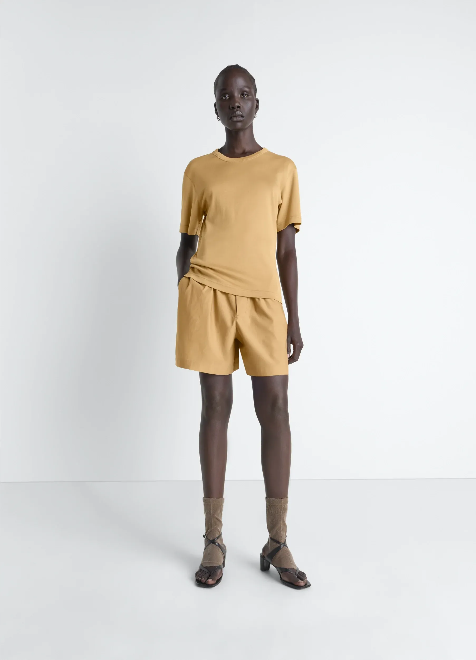 RIB T-SHIRT IN JERSEY sold by Lemaire product image thumbnail 2