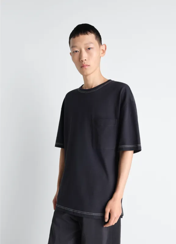 BOXY SHORT SLEEVE T-SHIRT IN JERSEY made by Lemaire