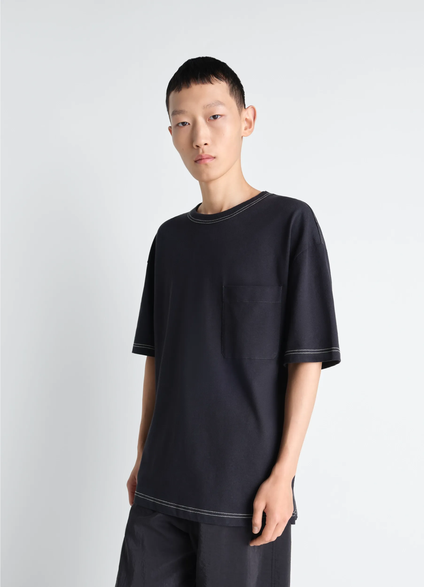 BOXY SHORT SLEEVE T-SHIRT IN JERSEY sold by Lemaire