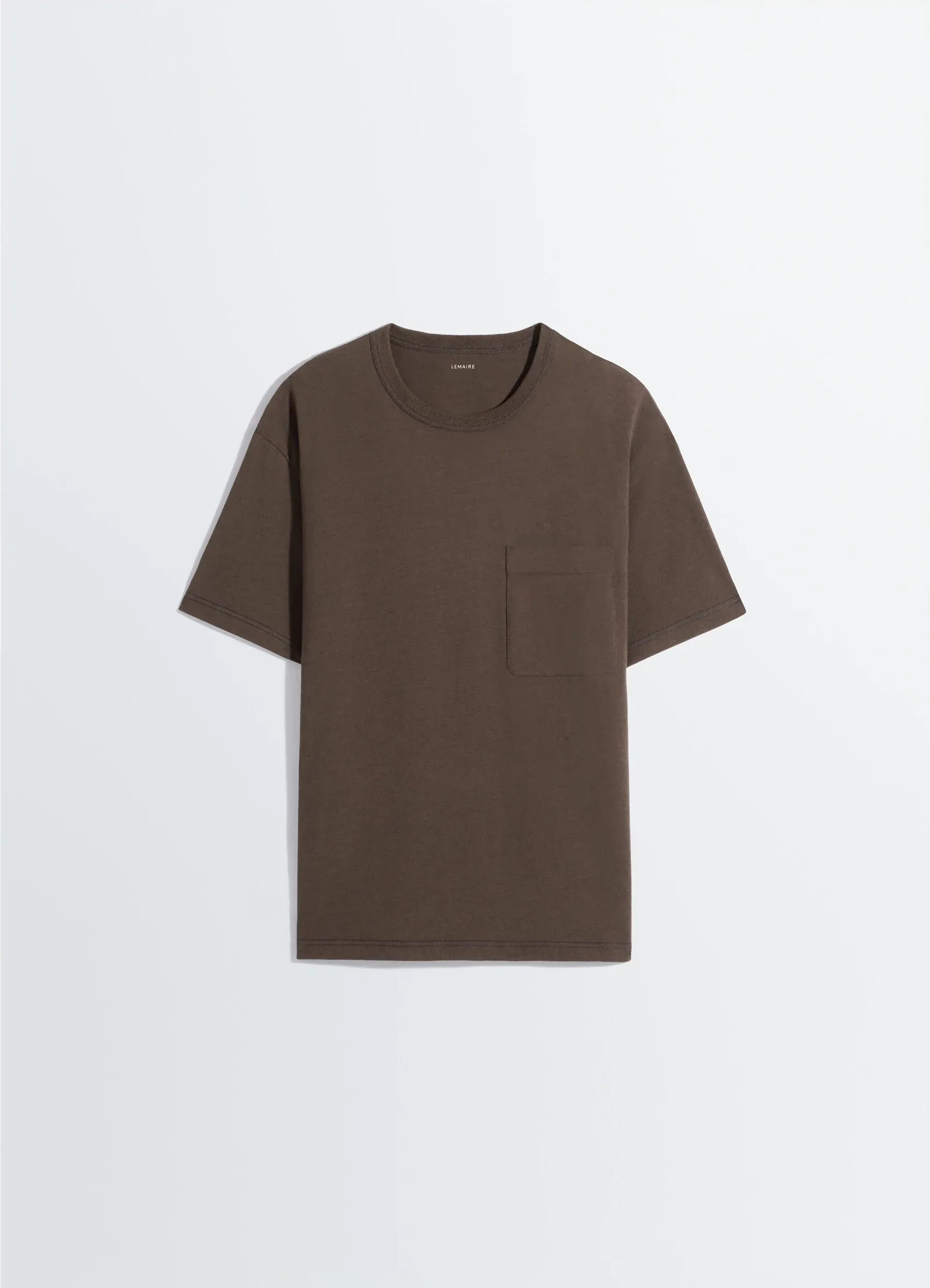 BOXY SHORT SLEEVE T-SHIRT IN JERSEY sold by Lemaire product image thumbnail 3