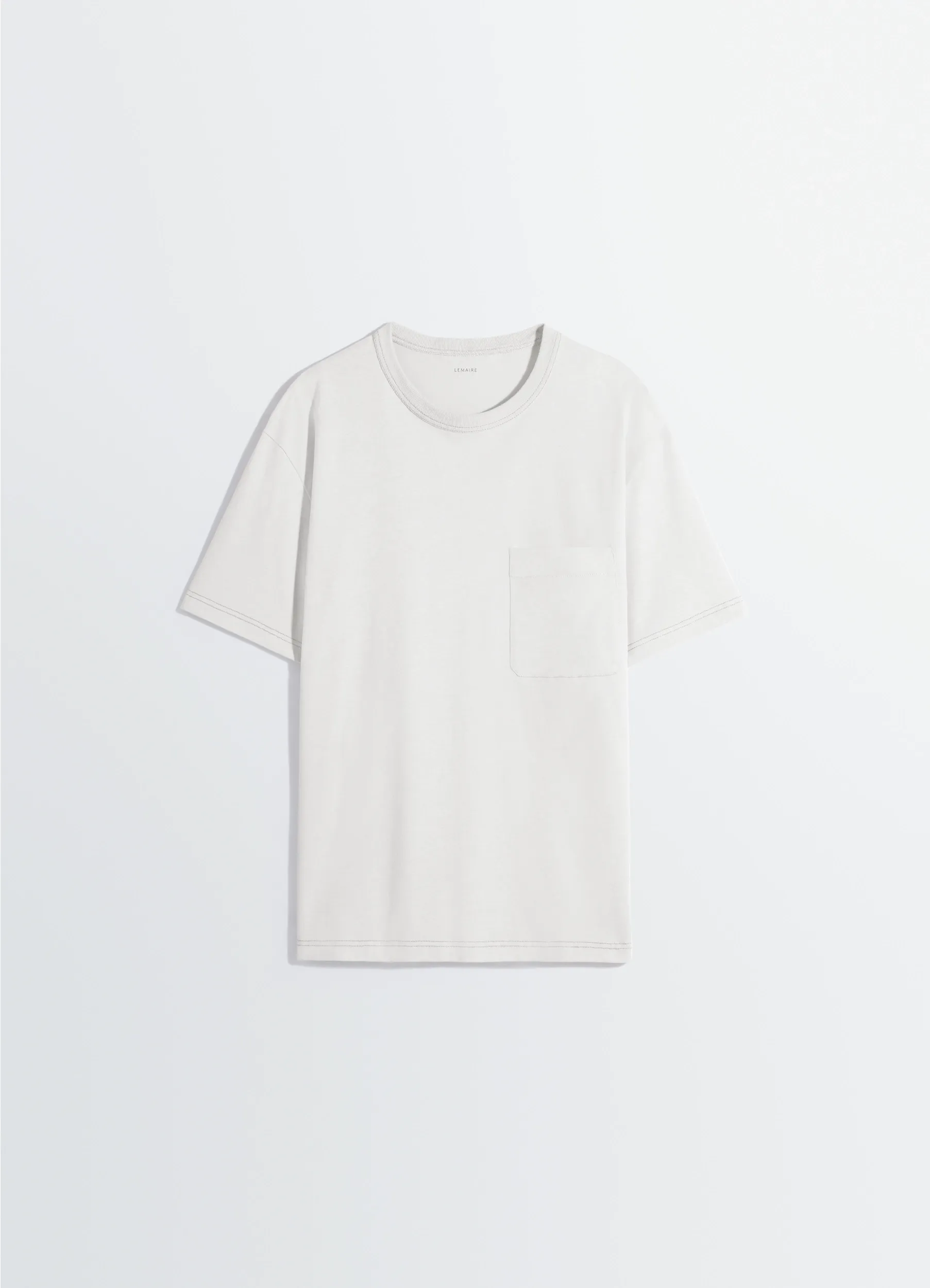 BOXY SHORT SLEEVE T-SHIRT IN JERSEY sold by Lemaire product image thumbnail 2