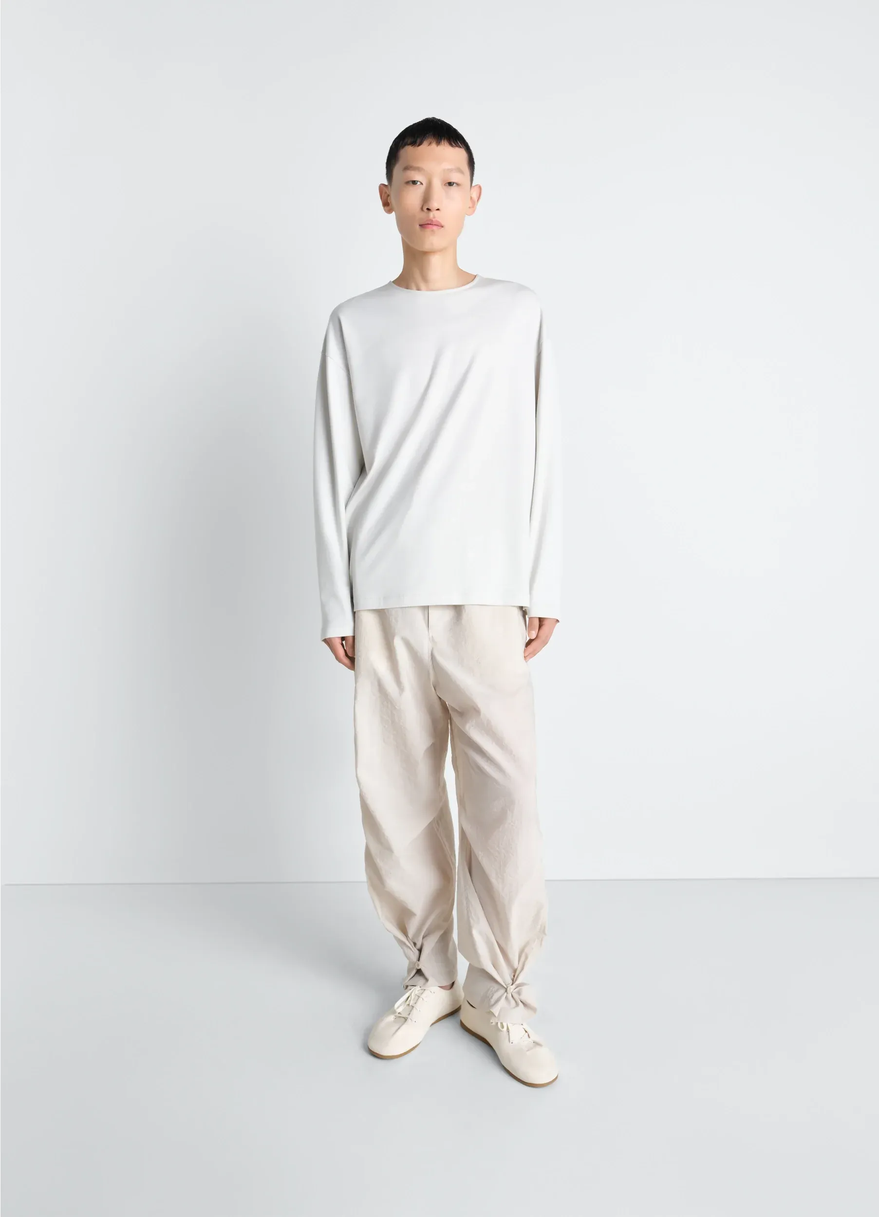 LONG-SLEEVED T-SHIRT IN COTTON SILK sold by Lemaire product image thumbnail 2