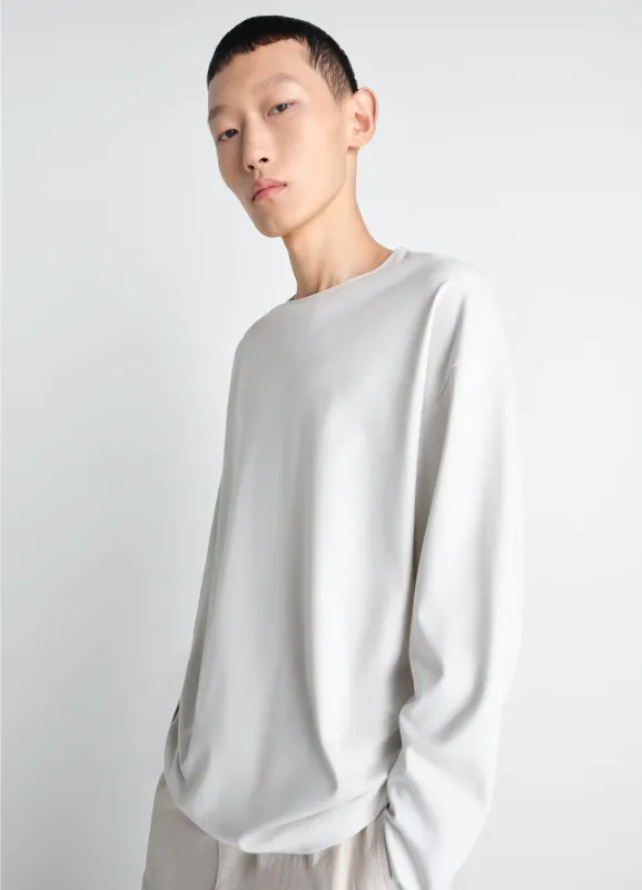 LONG-SLEEVED T-SHIRT IN COTTON SILK made by Lemaire