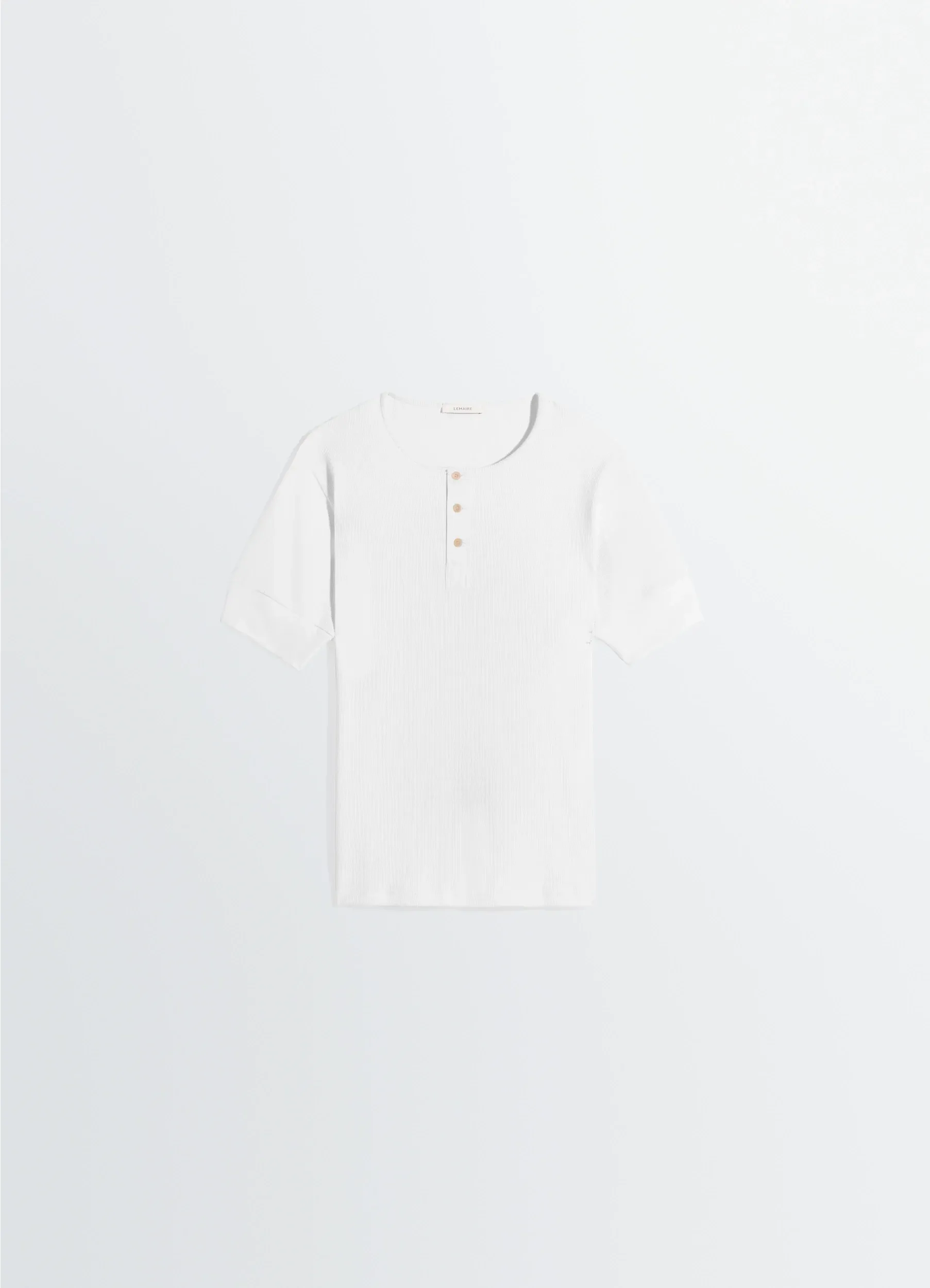 RIB HENLEY TOP IN JERSEY sold by Lemaire product image thumbnail 3