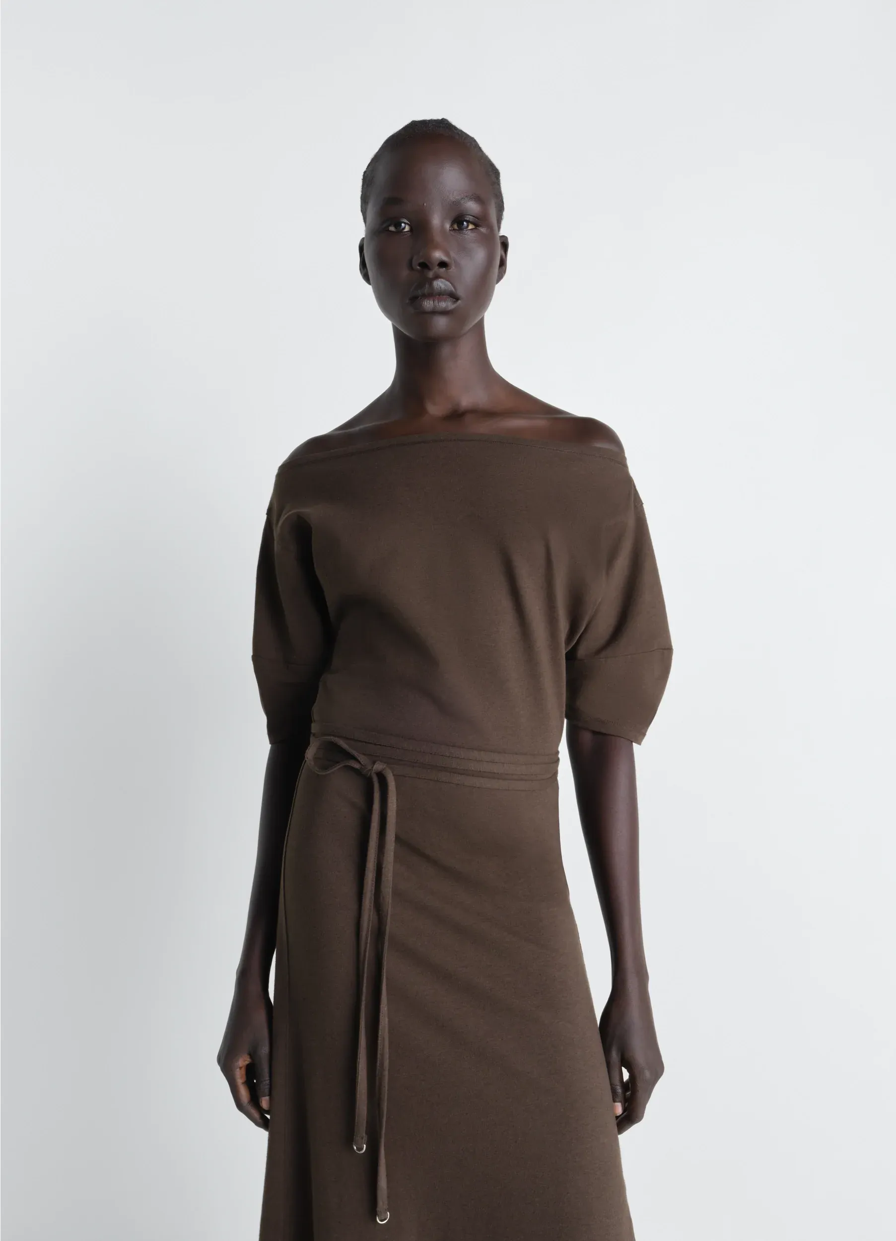 OFF SHOULDER DRESS IN JERSEY sold by Lemaire product image thumbnail 3