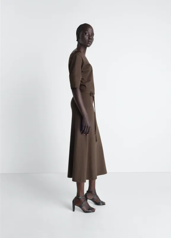 OFF SHOULDER DRESS IN JERSEY made by Lemaire