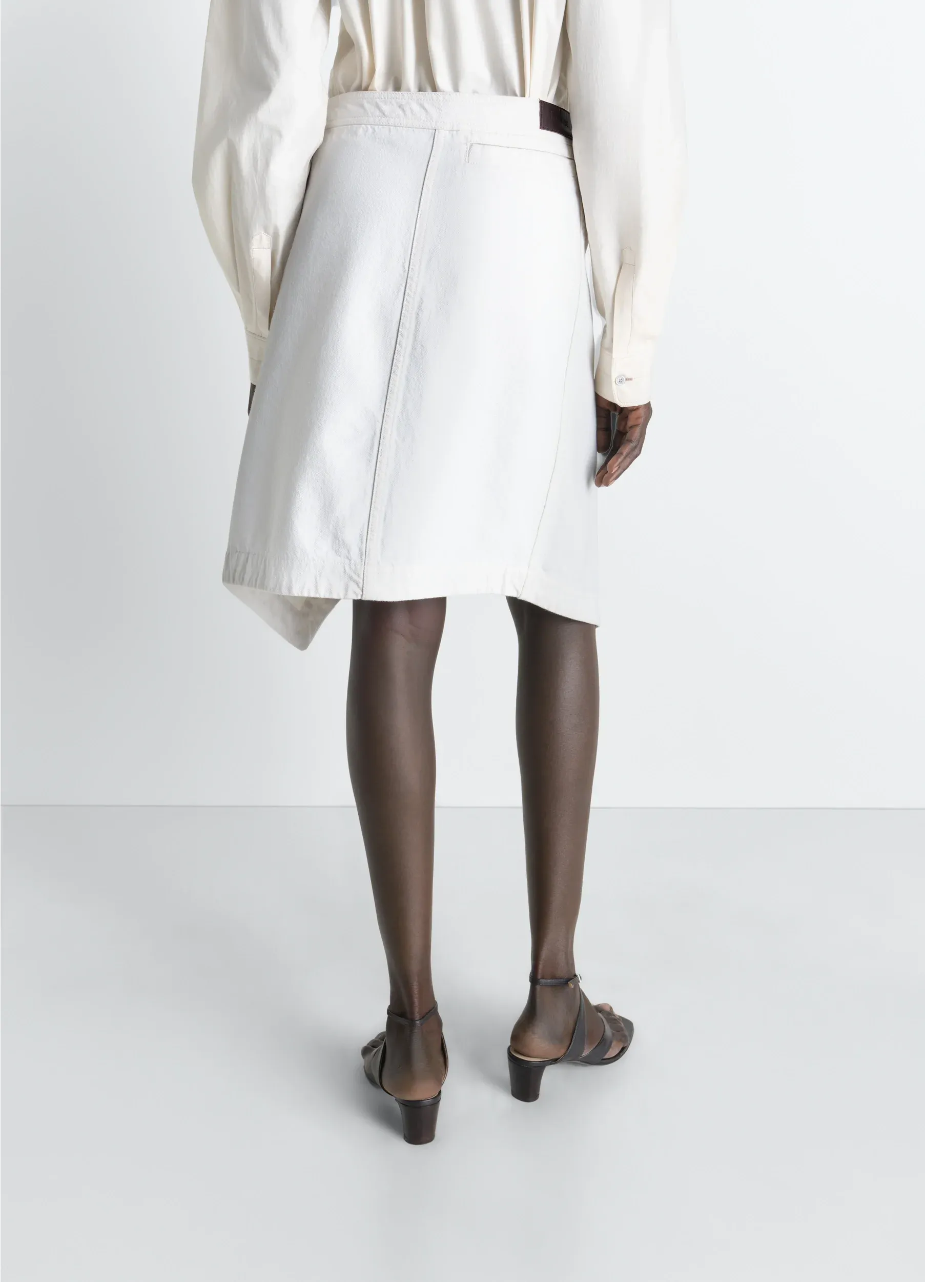 ASYMMETRIC SKIRT IN DENIM sold by Lemaire product image thumbnail 5