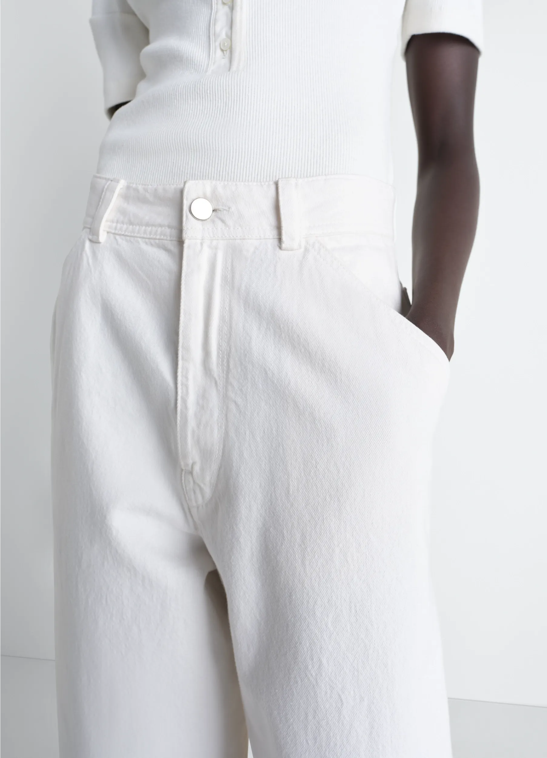 LARGE PANTS IN DENIM sold by Lemaire product image thumbnail 2